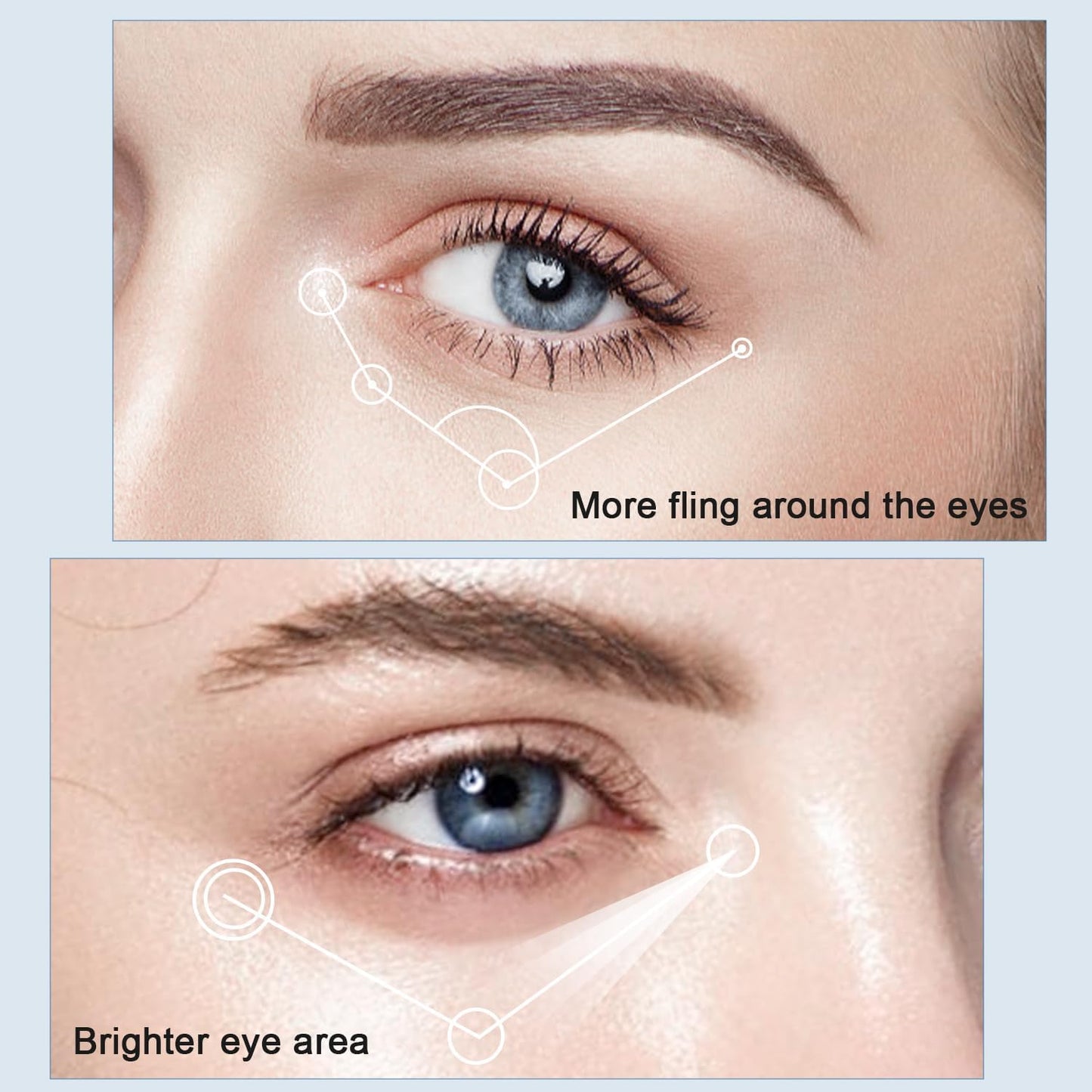Berbax Eye Cream, Temporary Eye Tightener, Eye Tightener Cream, Nuclei Firm Under Eye Firming(2 * 30 ML)