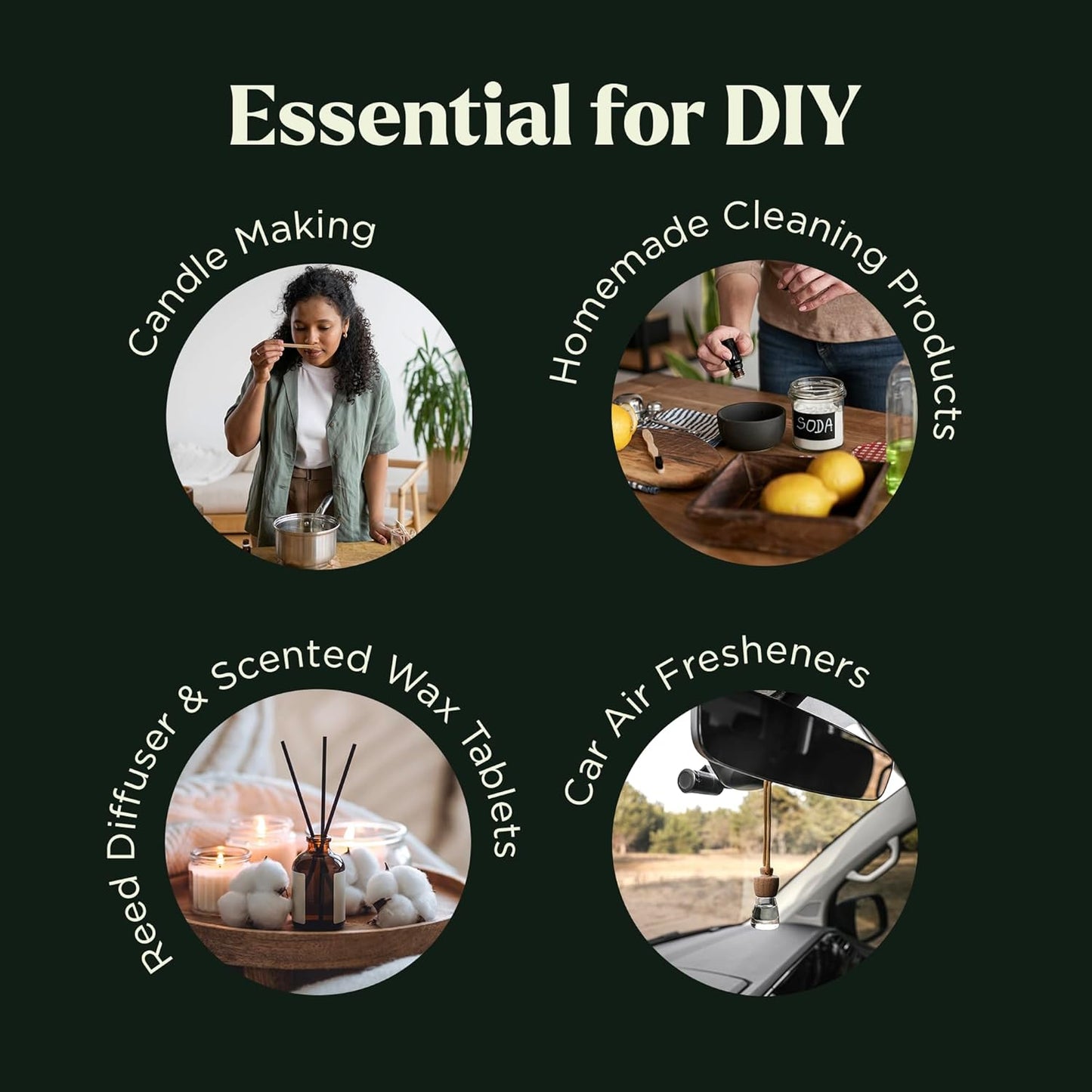 Fragrance Oil Set - Premium Grade 10 Pcs Scented Oils for Candle Making, Soap Scents, Aroma Beads, Bath Bombs, Perfume & Flavoring Oil for Lip Gloss - Essential Oils with Fruity Scents (10ml)