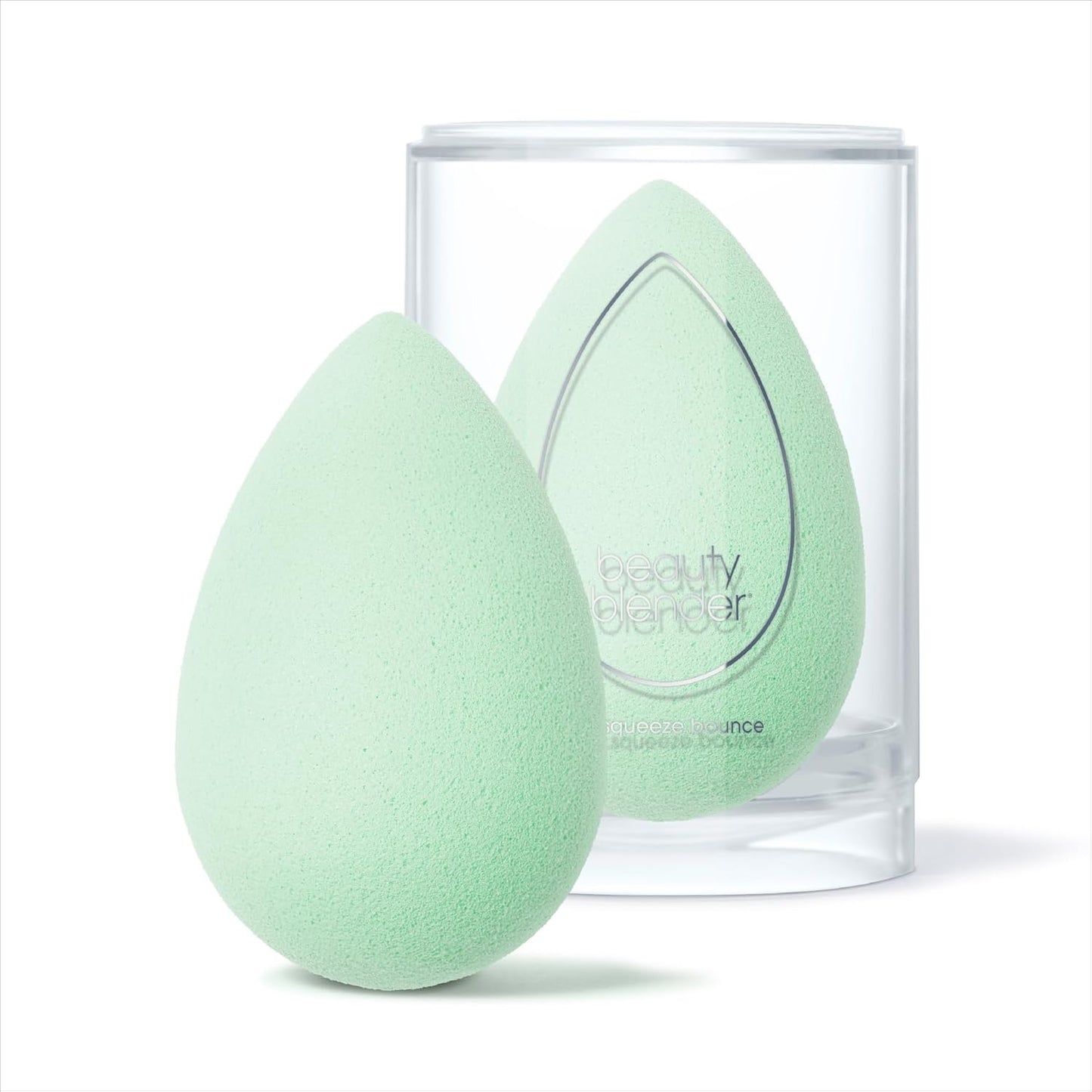 Beautyblender® | Mint Beauty Blender Makeup Sponge, Super-Soft Foam Easily Blends Foundations, Powders & Creams, Made in USA, Reusable, Washable, Streak Free Application, Vegan, Cruelty Free