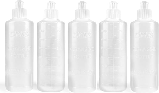Dimes Peri Bottle for Postpartum Care [5-Pack] – 8 oz Perineal Squirt Bottle – Postpartum Essentials for New Moms – Easy to use Portable Bidet for women
