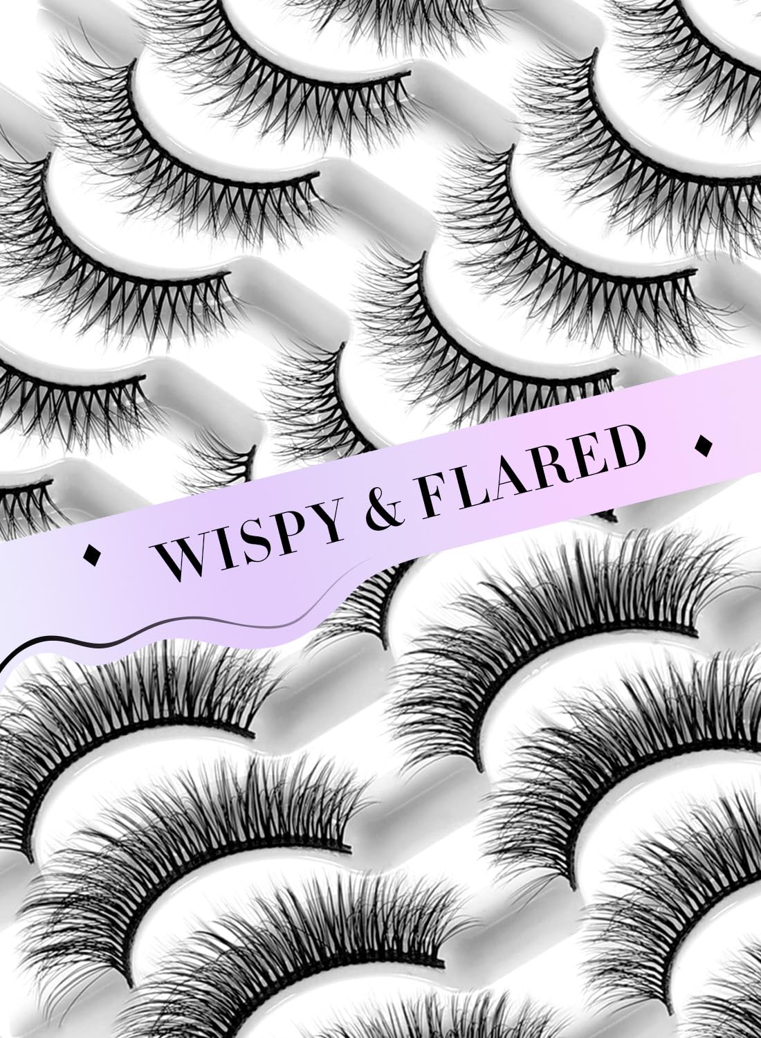 Classic Lash Extensions – 10-12mm – Fake Eyelashes – Luxurious Natural Mink Lashes Eyelash Extensions – Comfortable and Easy to Apply – High-End Fiber Lashes for Superior Volume