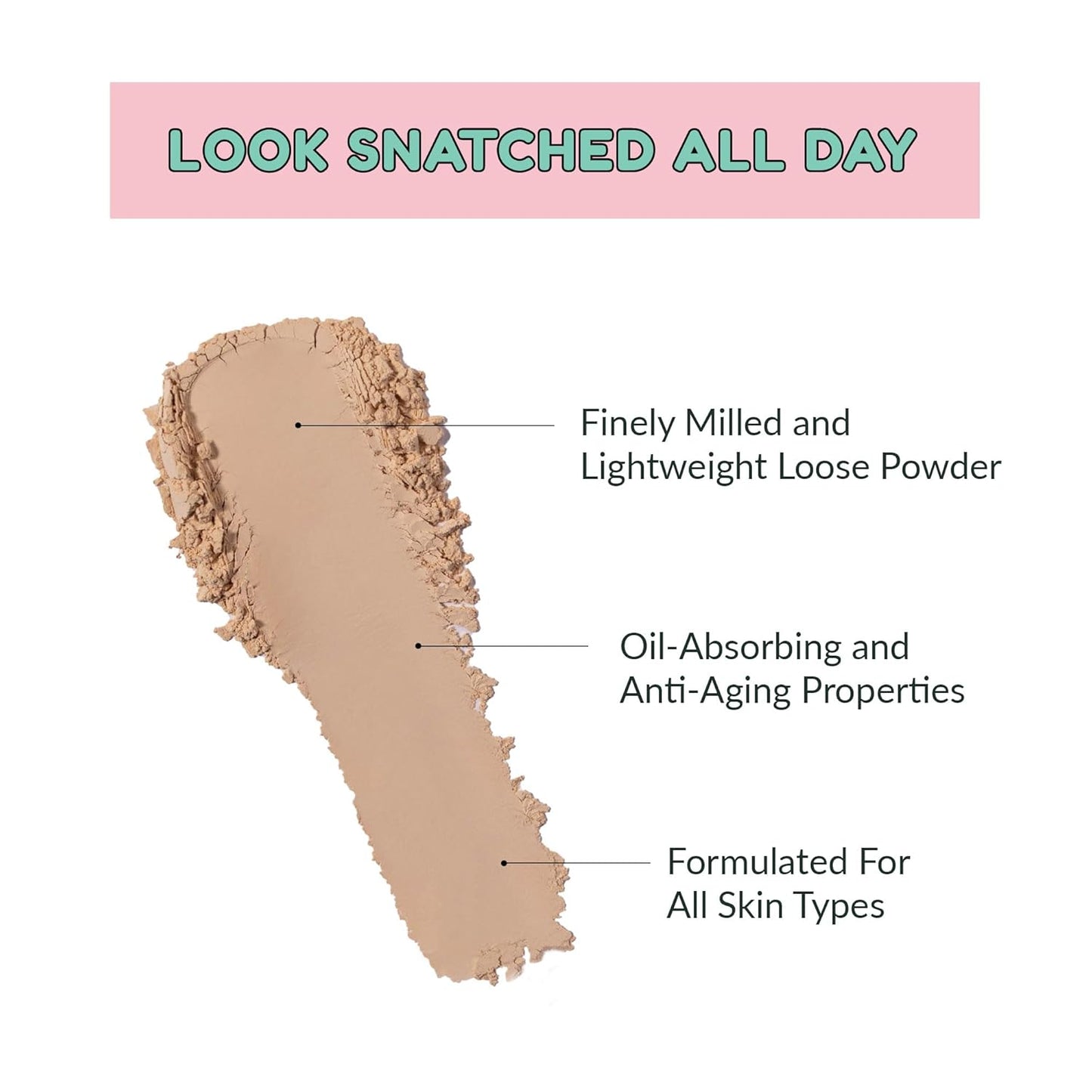 Kimchi Chic Beauty Puff Puff Pass Set and Bake Setting Powder for Makeup, Extra Fluffy Loose Face Powder Poof, Soft Natural Face Makeup for Uneven Skin Tone, 05 Suntan