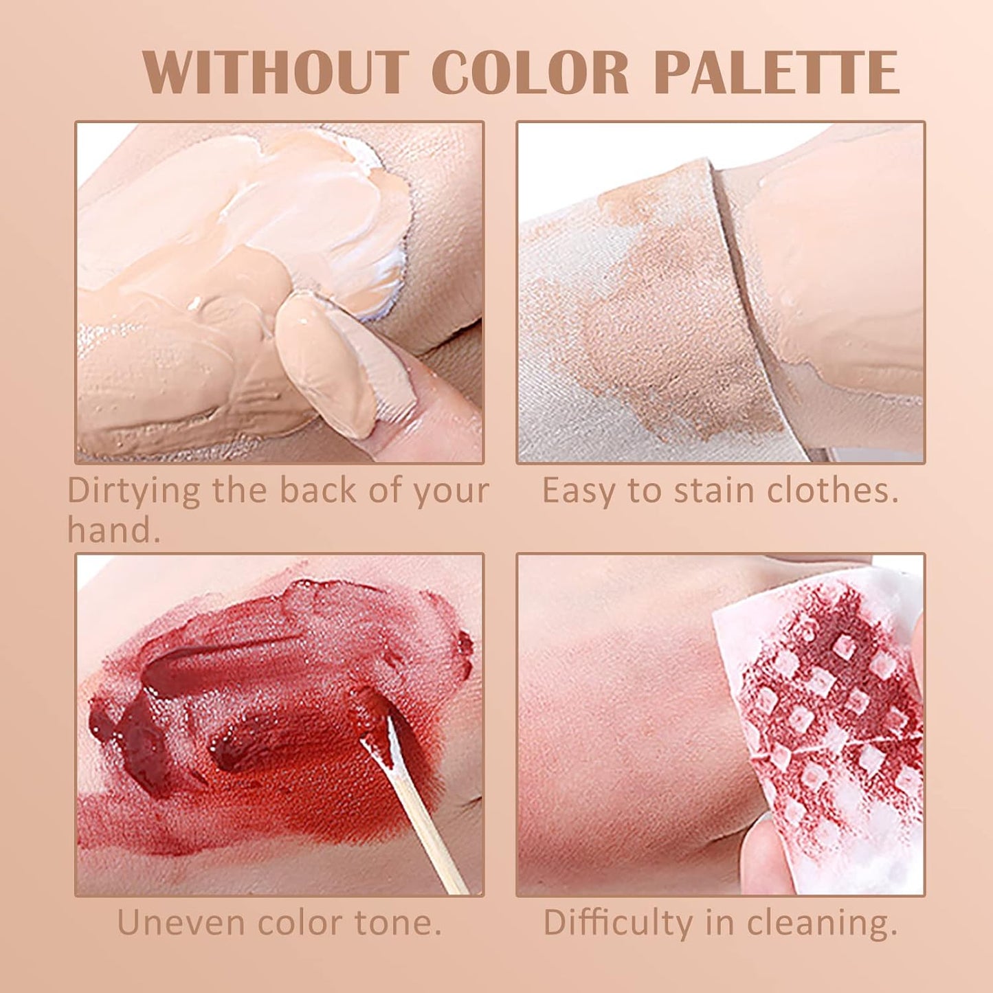 DAGEDA Stainless Steel Makeup Spatula Set, Makeup Mixing Palette Make up Spatula Tool, Foundation Spatula Makeup Foundation Mixing Pigment Palette, Cosmetic Spatula Foundation Palette Make up Tool