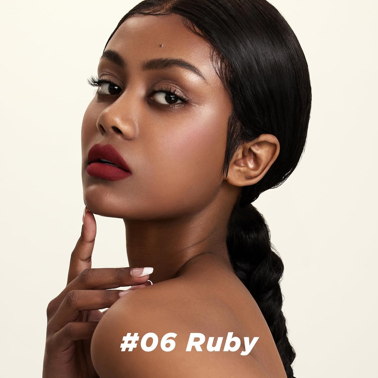 ITY Velvet Matte Finish Lip Stain-Mousse Textured Lip Clay, Red Shade, Conceals Lip Lines, Rich Pigment Lip Tint Lipsticks, 0.14 oz (4g) in Ruby