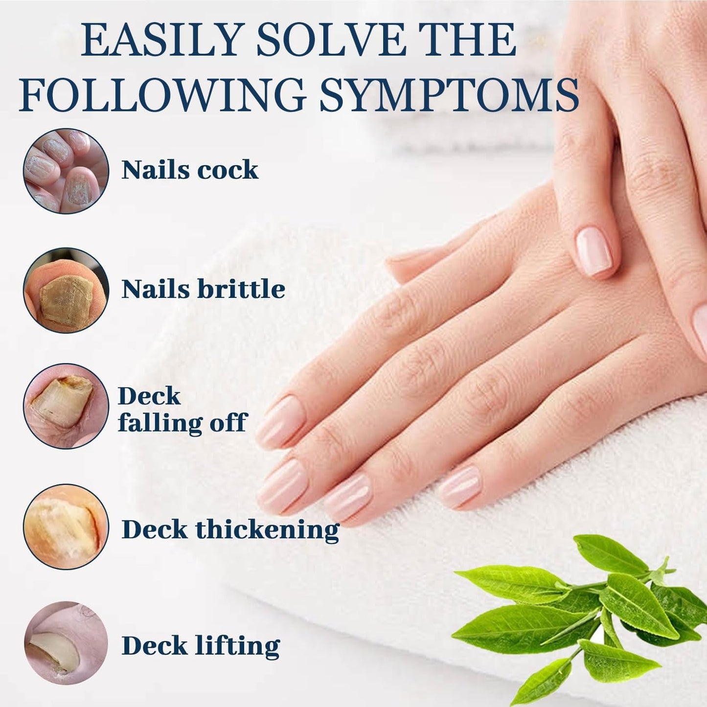 Nail Strengthener Spray for Stronger Nails | Quick-Dry Moisturizer with Lavender & Tea Tree Oils | Non-Greasy Formula to Prevent Brittleness | Unisex Care for Hands & Feet - 1 Fl Oz (1)