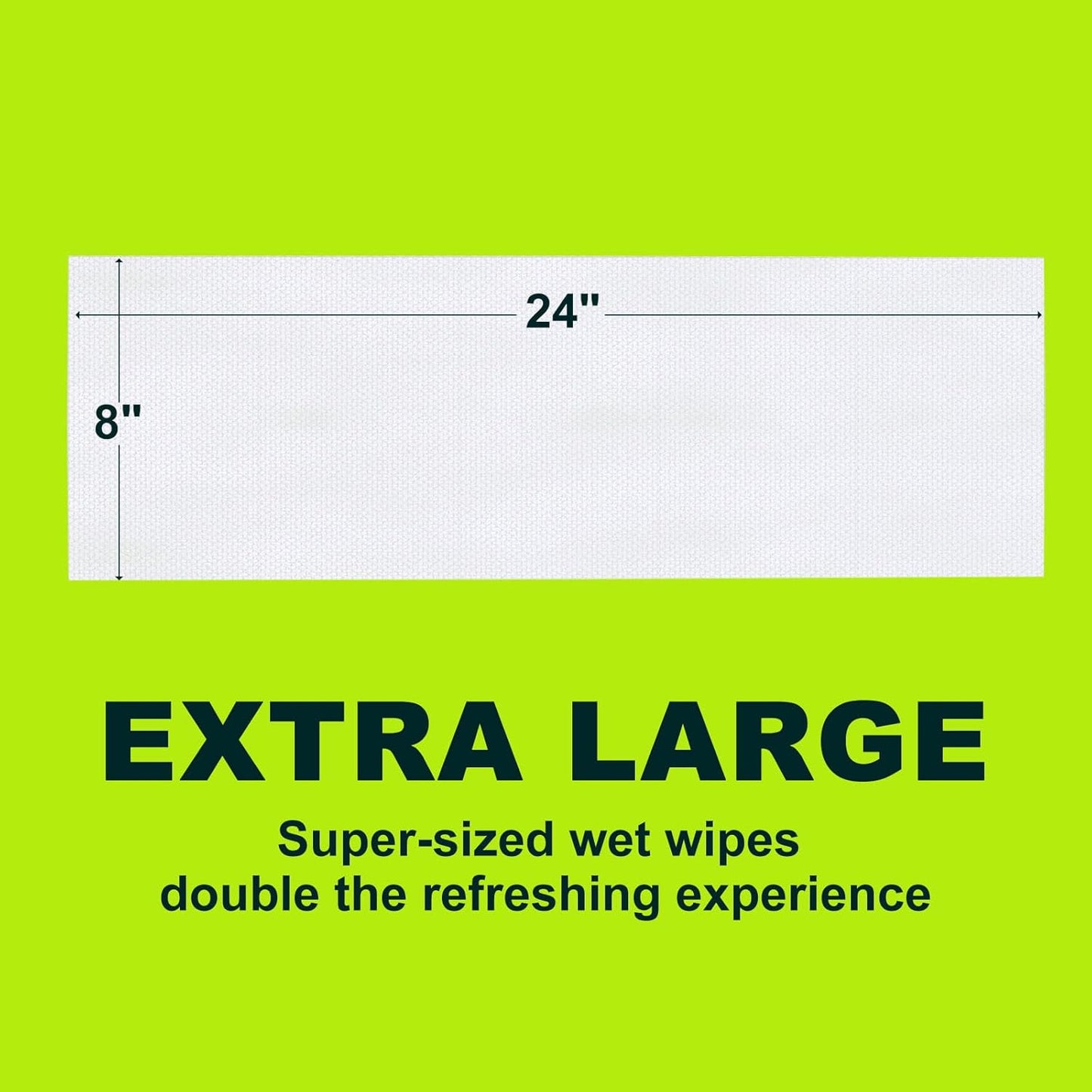 5X Larger Extra Large Body Wipes for Adults Bathing No Rinse 18 Pack, Cooling Travel Pack for Outdoors Sports, Portable Disposable Body Cleansing Towelettes, Great for Gym, Camping