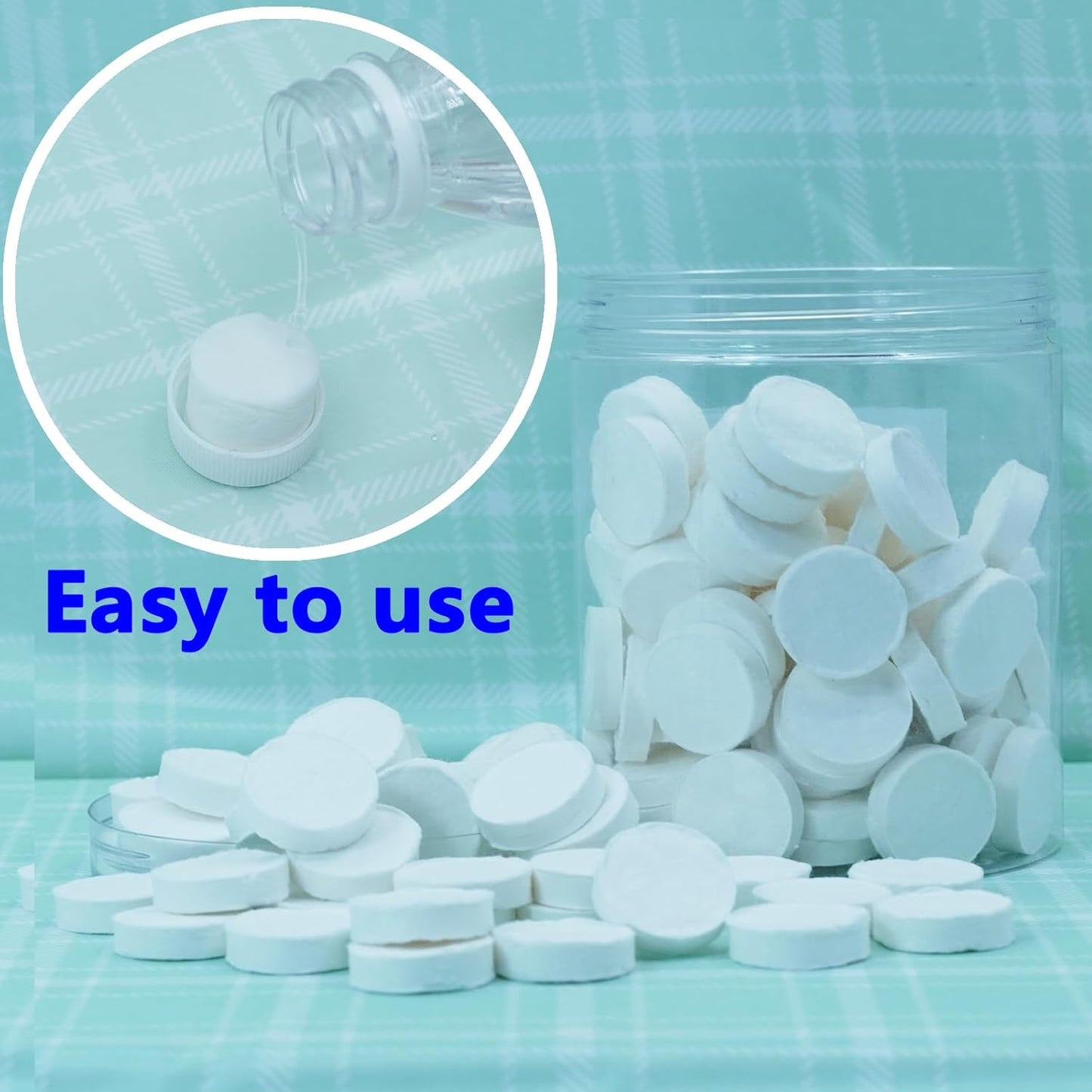 Disposable Face Towel, Compressed Towels, Coin Towels for Travel Camping Hiking, Magic Towel Portable Soft Tissue Wipes Hand Face Home Beauty (300 piece, 8×8inch)