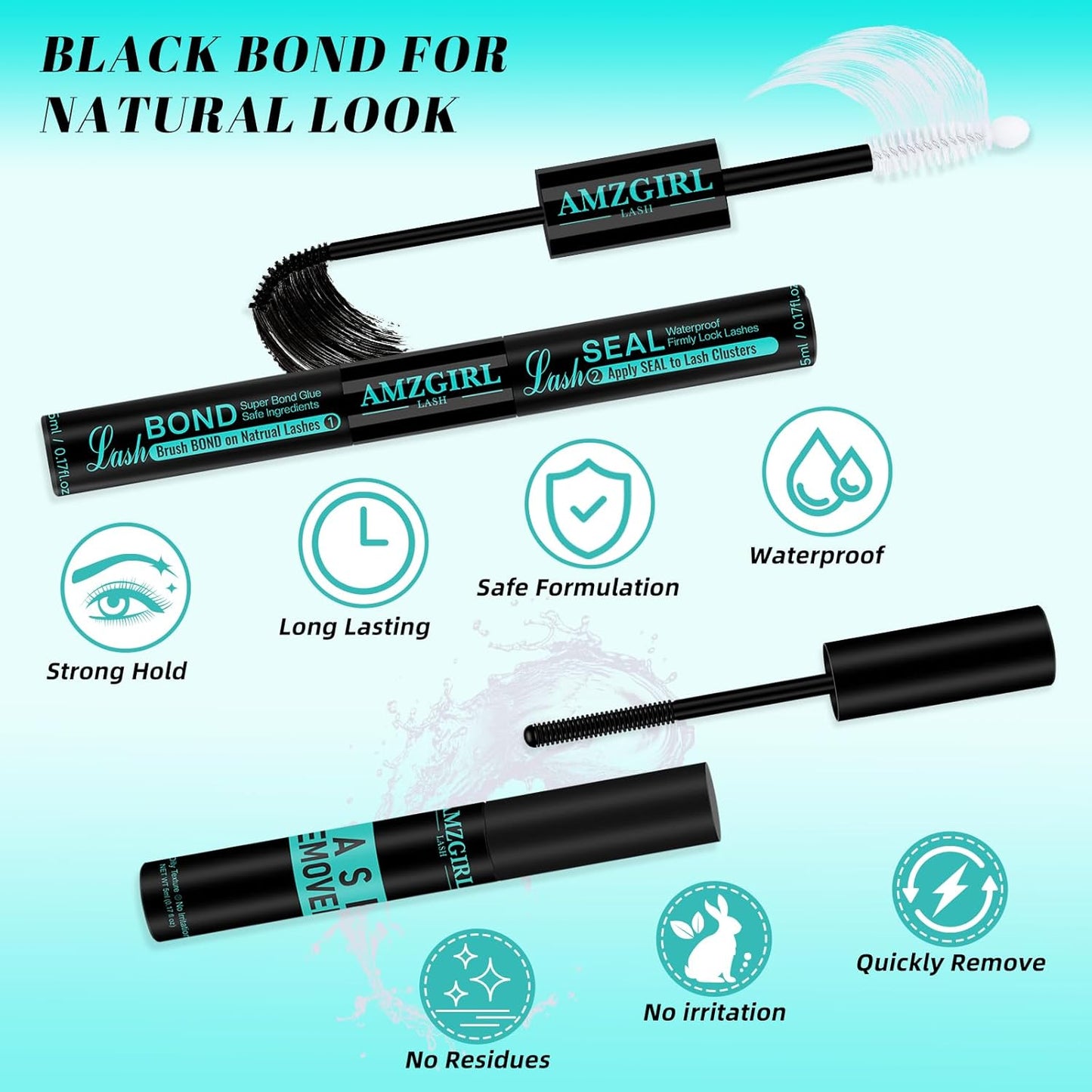 144Pcs Diy Lash Extension Kit Eyelash Clusters Individual Lashes Extensions Kits With Cluster Lashes Wispy, Lash Bond & Seal, Lash Remover,Applicator at Home Lash Extensions Kit(SMH,C-Mix10-16mm kit)