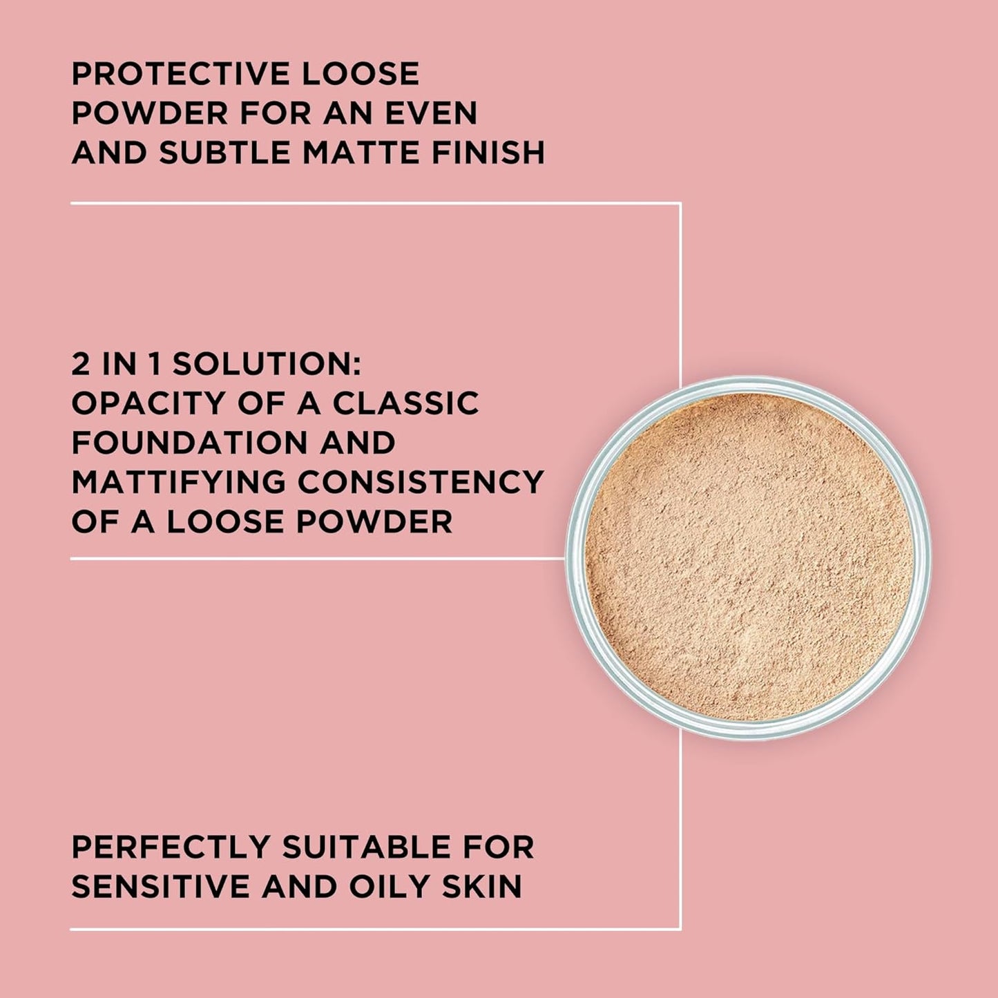 ARTDECO Mineral Powder Foundation - light beige – loose setting powder for a smooth & matte finish - medium coverage - perfect for sensitive & oily skin - makeup with zinc & magnesium - vegan-0.53 Oz