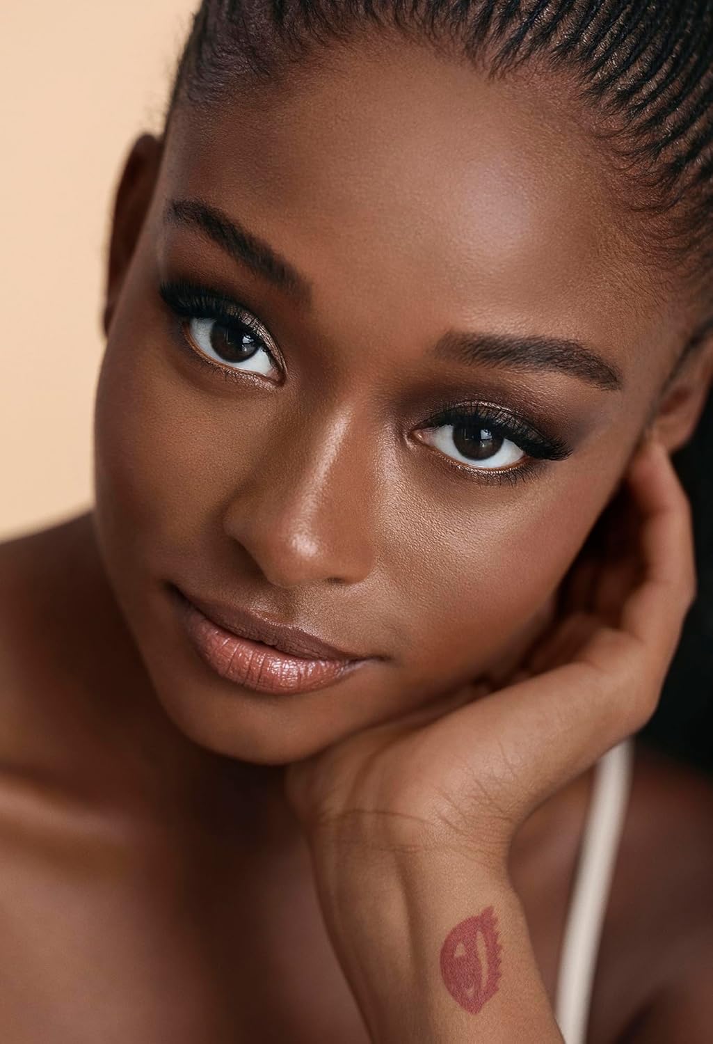 Liquid Norrsken Foundation - Silky Smooth Coverage - Luminous, Dewy Finish for Dry and Dull Skin - Water Resistant and Vegan Makeup - 224 Hilda - Neutral Medium Brown - 1.01 oz