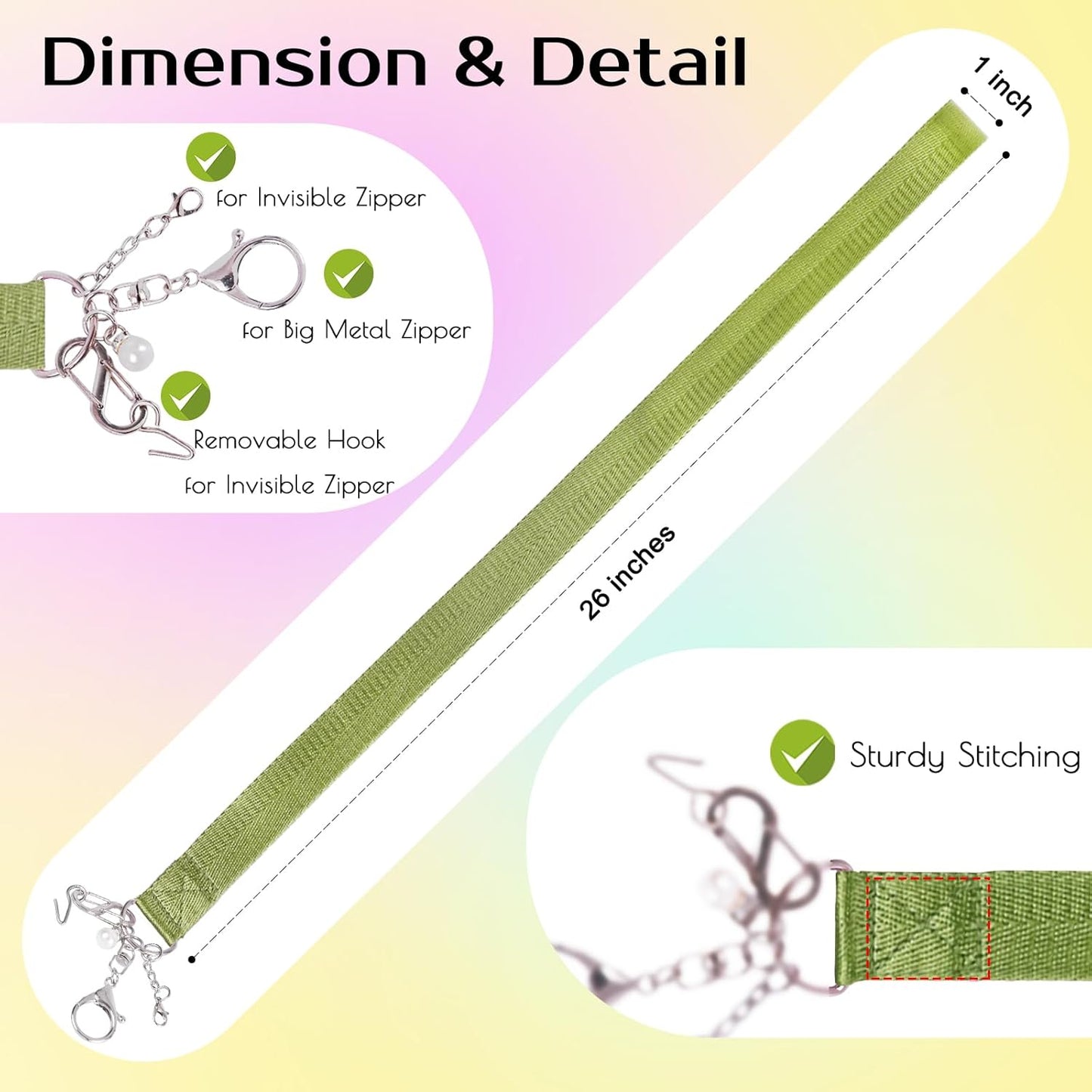 Zipper Helper Bracelet Helper Tool Set, Zipper Puller Helper Dresses Zipper Pull Helper Back Zipper Puller for Overweight, Elderly, Disabled, Individuals or Travel, Gifts for Women Mom