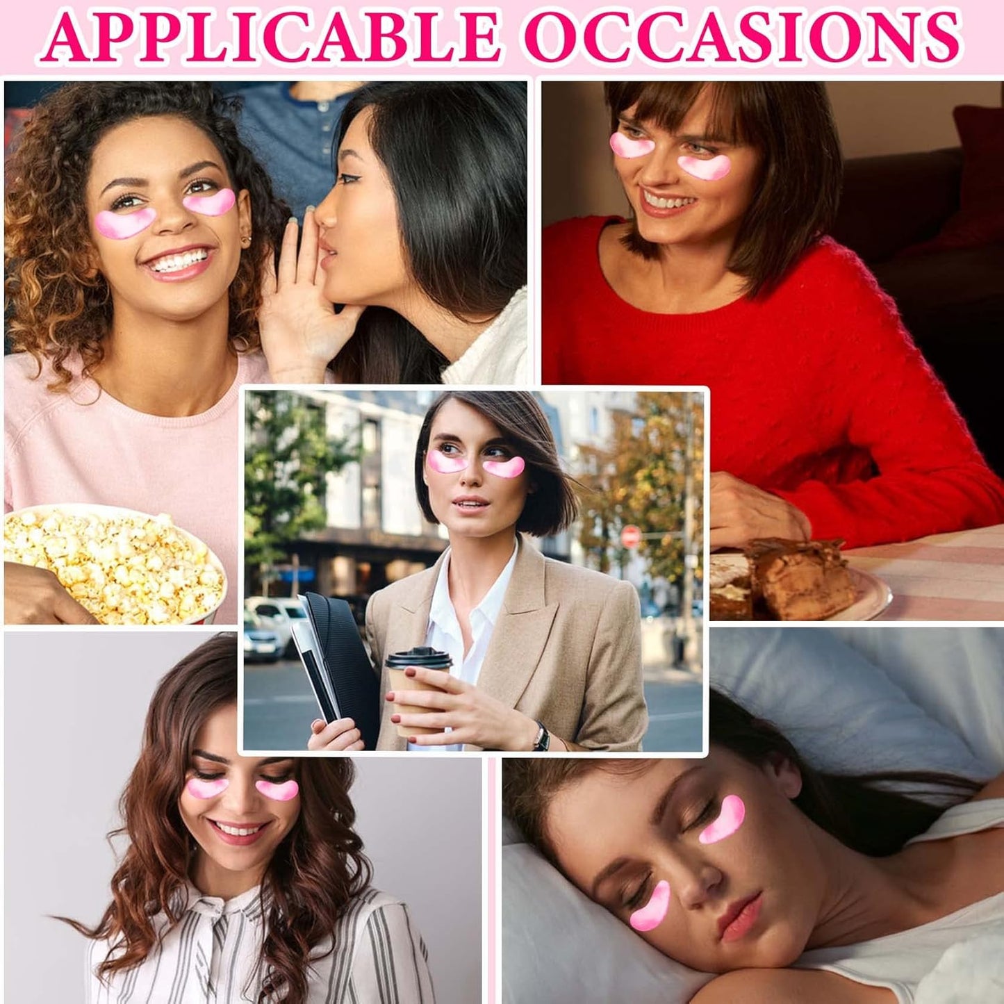 30 Pairs Eye Mask,Under Eye Patches For Dark Circles And Puffiness,Reduces Eye Bags and Smoothes Frownies,Improve Dry and Hydrated Skin Around Eyes,Eye Treatment Patches,Skin Care Products