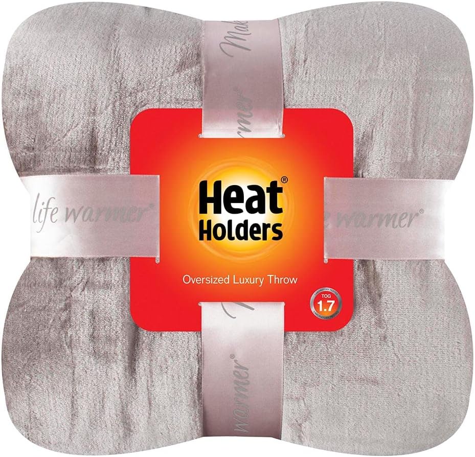 HEAT HOLDERS Fleece Throw Blanket for Couch - 300GSM Plush Super Soft Throw Blanket for Bed, Sofa, car & Travel - Extra Large Cozy Blankets, Warm Thick Fuzzy, All Season - 79" X 71" - Teal