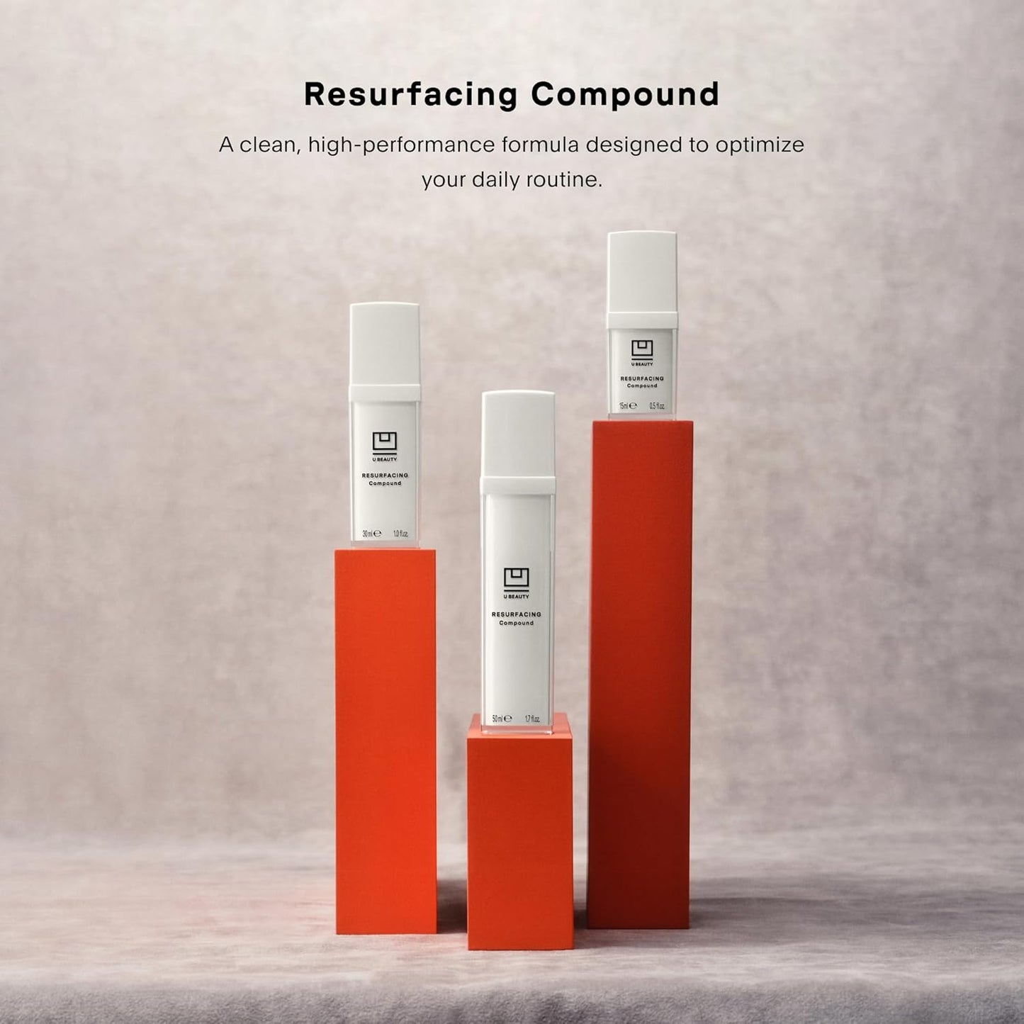 U Beauty Resurfacing Compound - Anti-Aging Daily Serum with Mandelic Acid, a Gentle Blend of Exfoliants, Retinol + Vitamin C for Smoother, Brighter, & Revitalized-Looking Skin - 1.7 fl oz