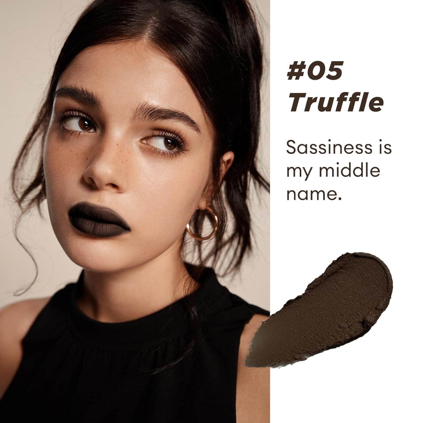 ITY Velvet Matte Finish Lip Stain-Mousse Textured Lip Clay, Red Shade, Conceals Lip Lines, Rich Pigment Lip Tint Lipsticks,0.14 oz (4g) in Truffle, Ginger.