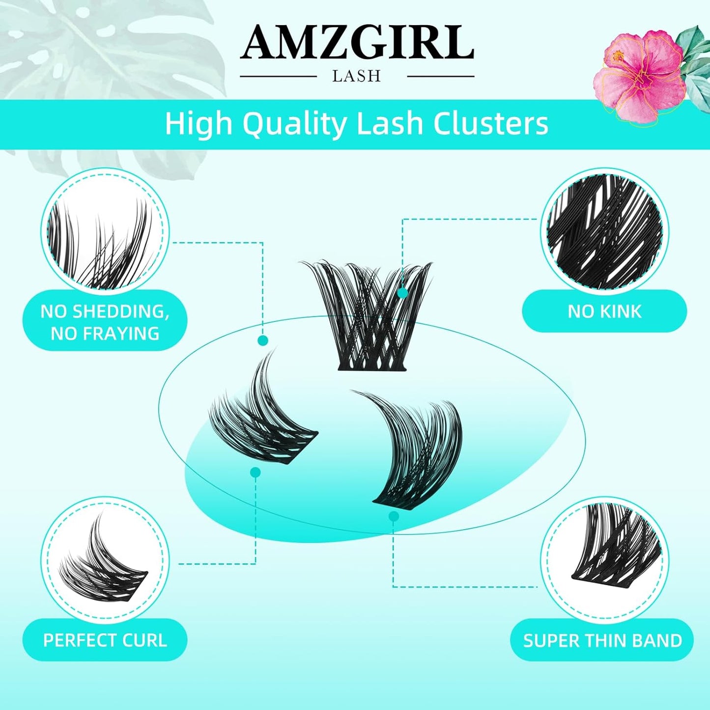 Lash Clusters Wet Look 168Pcs Eyelash Cluster Ultra-Thin Lash Band Eyelashes Extensions Spiky Anime Wide Span Lashes(Tulip,D-14mm)