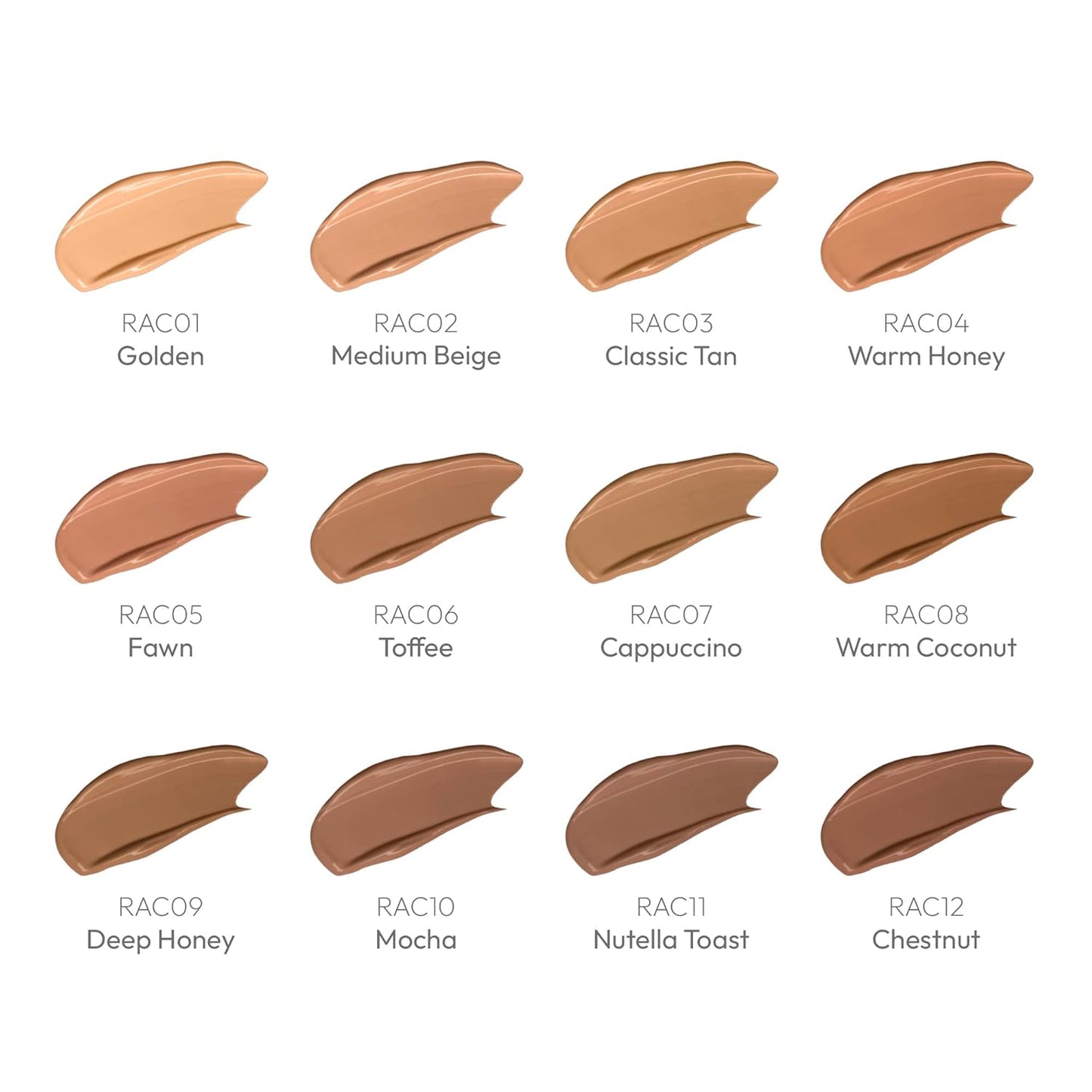 Ruby Kisses All Day Concealer Lightweight Full Coverage Multi-Use Concealer 0.13 Fl Oz (4-1 Mocha (10))