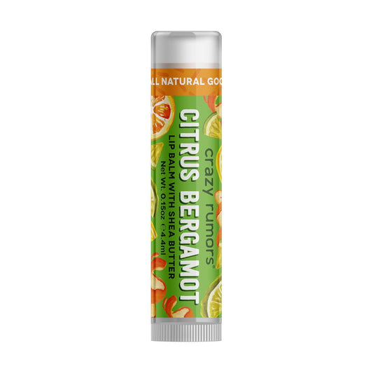 Crazy Rumors Brew Lip Balm Tube 0.15 oz, Orange Bergamot