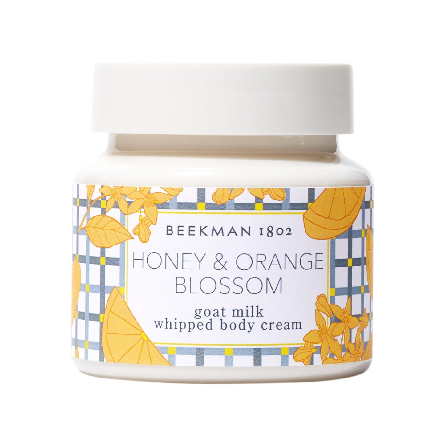 Beekman 1802 Whipped Body Cream, Honey & Orange Blossom - Scented - 8 oz - Intensely Hydrating & Softens Skin - With Goat Milk - Good for Sensitive Skin - Cruelty Free