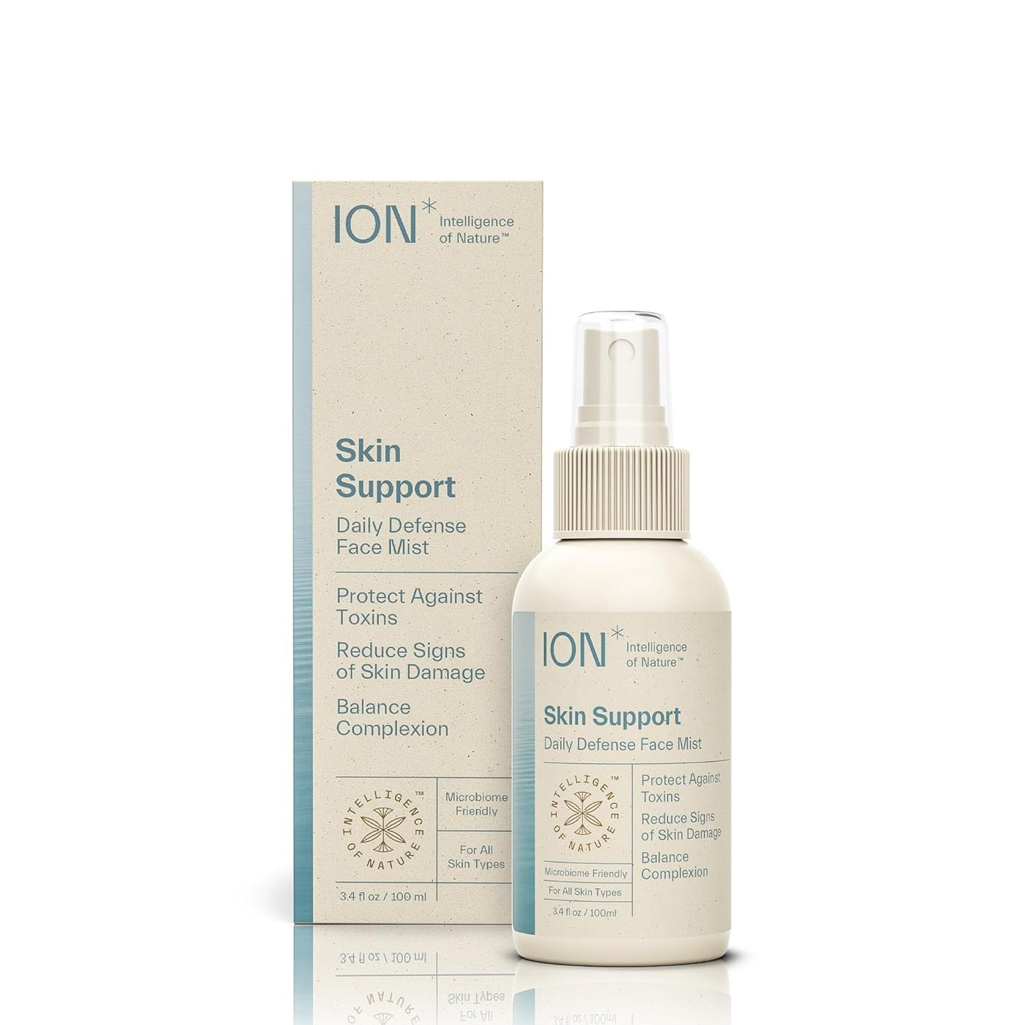 ION* Intelligence of Nature Skin Support | Skincare for Anti-Aging, Healthy Skin & Hydration to Defend Against Toxins, Reduce Redness, Improve Skin Microbiome (3.4 oz.)