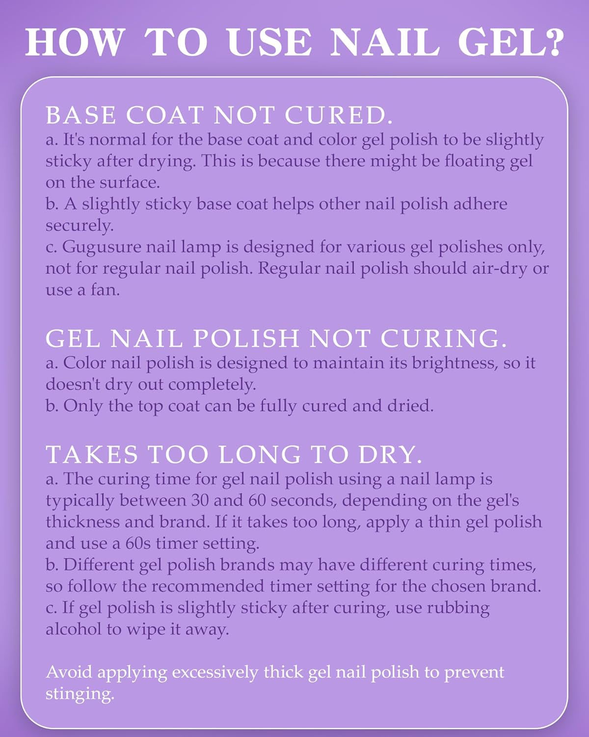 UV LED Nail Lamp, Gugusure Upgrade 180W Nail Dryer for Gel Polish with LCD Display, Auto Sensor and 4 Timer Settings, Professional Curing Lamp Light with 42 Beads for Salon and Home