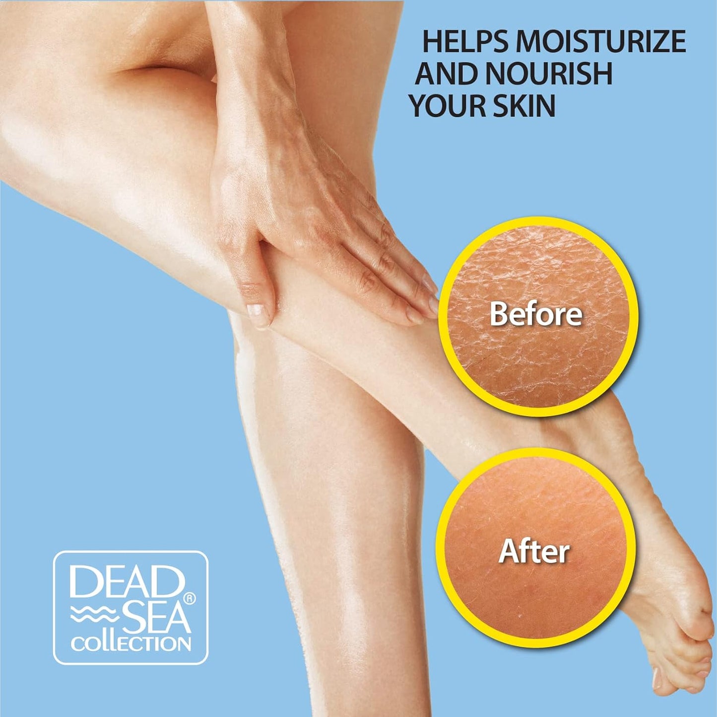 Dead Sea Collection Body Oil with Coconut - Dry Skin Moisturizer and Hydrating Massage Oil - Nourishing Bath - Increase Skin Elasticity and Provide Anti-Aging Support for Face and Body (4 fl.oz)