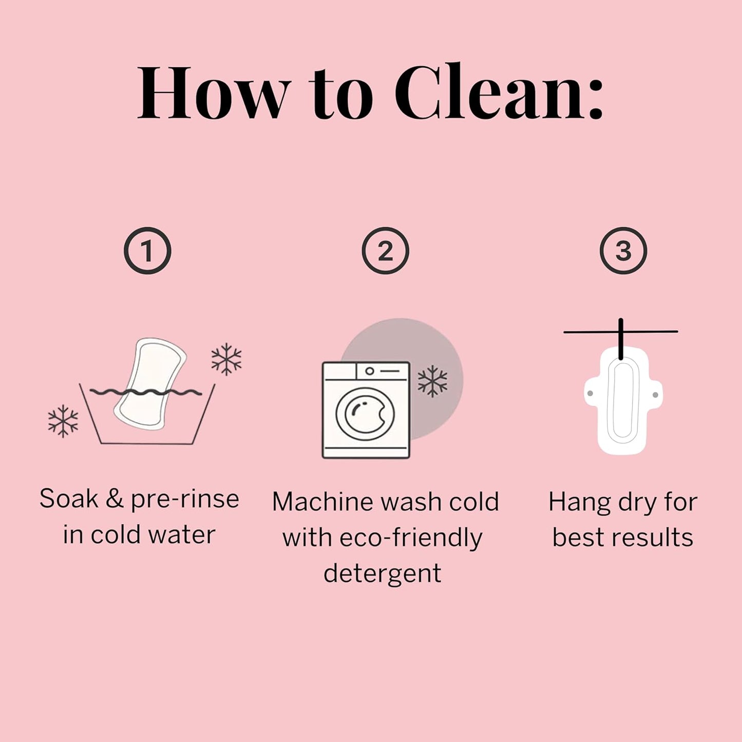 Pixie Cotton Cloth Pads - 100% Organic Reusable Cotton -Ranked 1 for Softest Menstrual Sanitary Napkins - Machine Washable & Includes Free Wet Bag - Menstrual Liner (Regular)