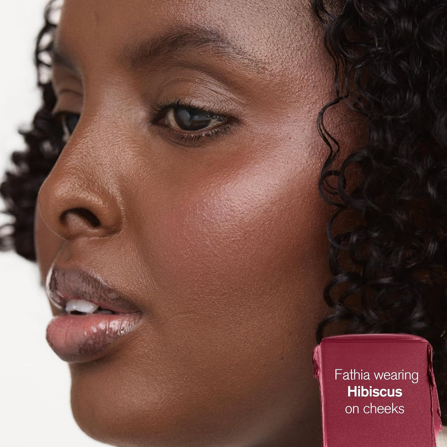 AMI COLÉ Desert Date Cream Multistick Lip and Cheek Tint (Hibiscus), moisturizing lip tint, lip and cheek stain, natural lip color