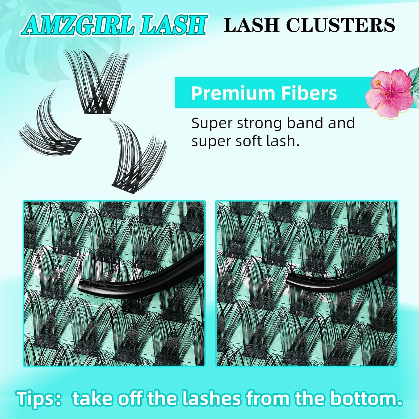 Lash Clusters Wet Look 168Pcs Eyelash Cluster Ultra-Thin Lash Band Eyelashes Extensions Spiky Anime Wide Span Lashes(Hollyhock,C-10mm)