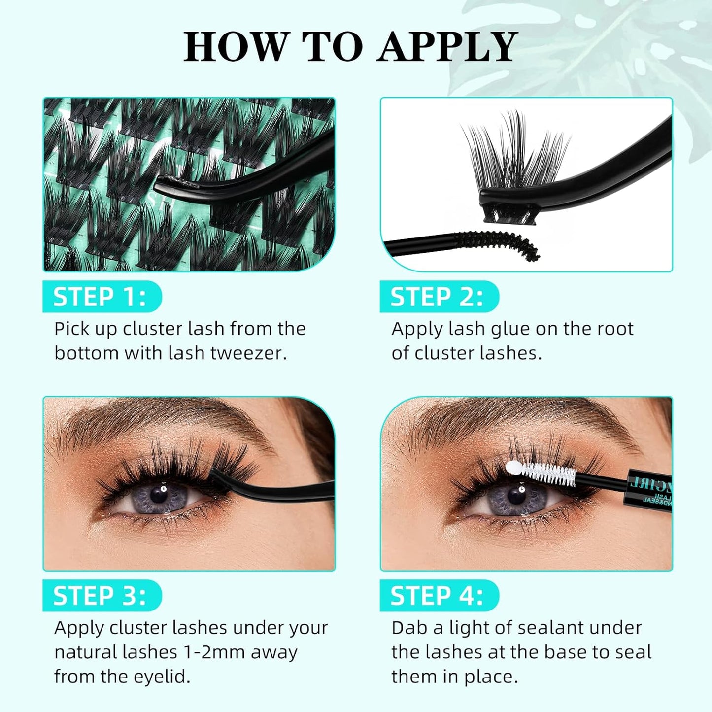 Lash Clusters Wet Look 168Pcs Eyelash Cluster Ultra-Thin Lash Band Eyelashes Extensions Spiky Anime Wide Span Lashes(Orchid,C-18mm)