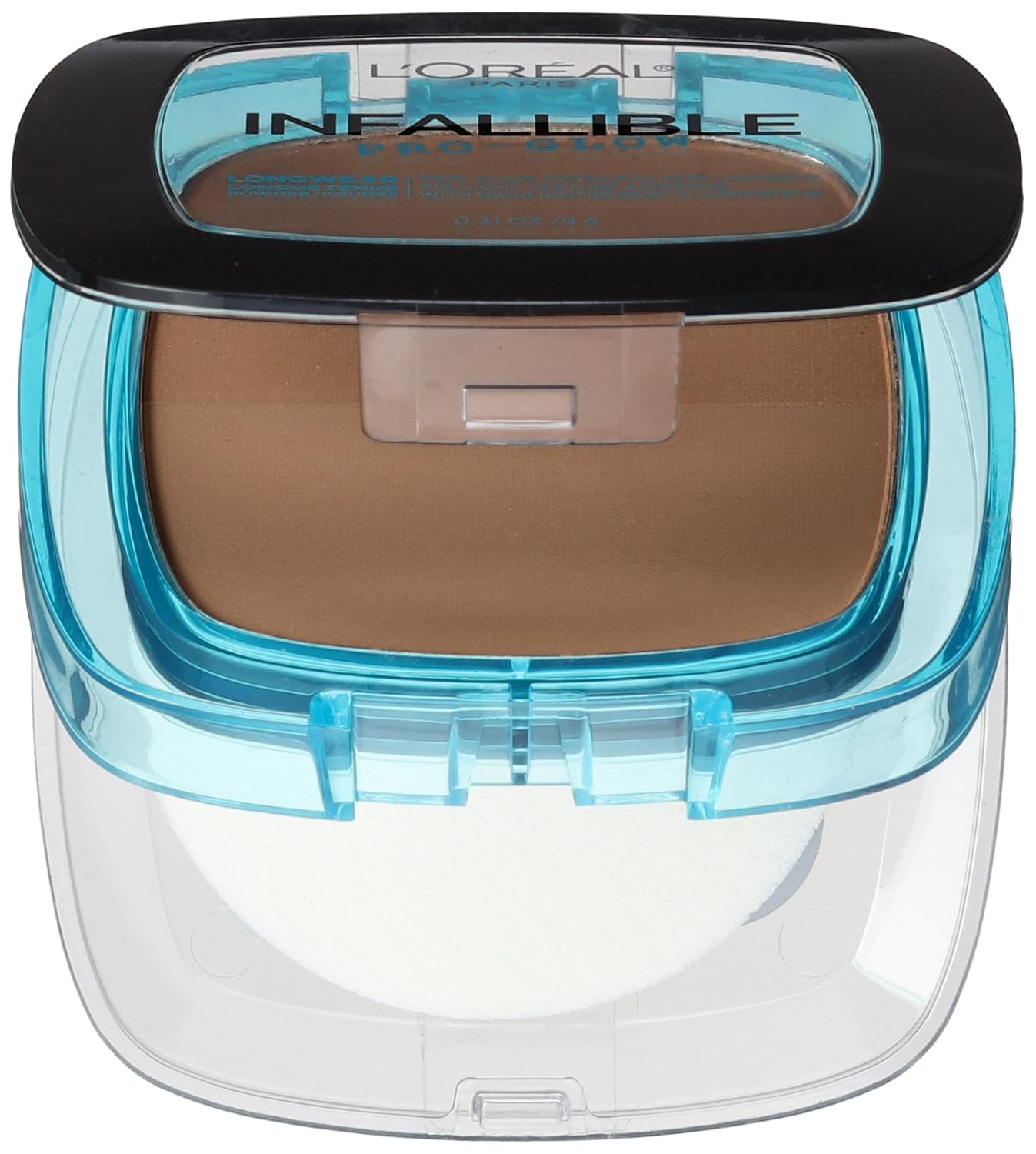L'Oréal Paris Infallible Pro Glow Pressed Powder, Sun Beige, 0.31 oz.