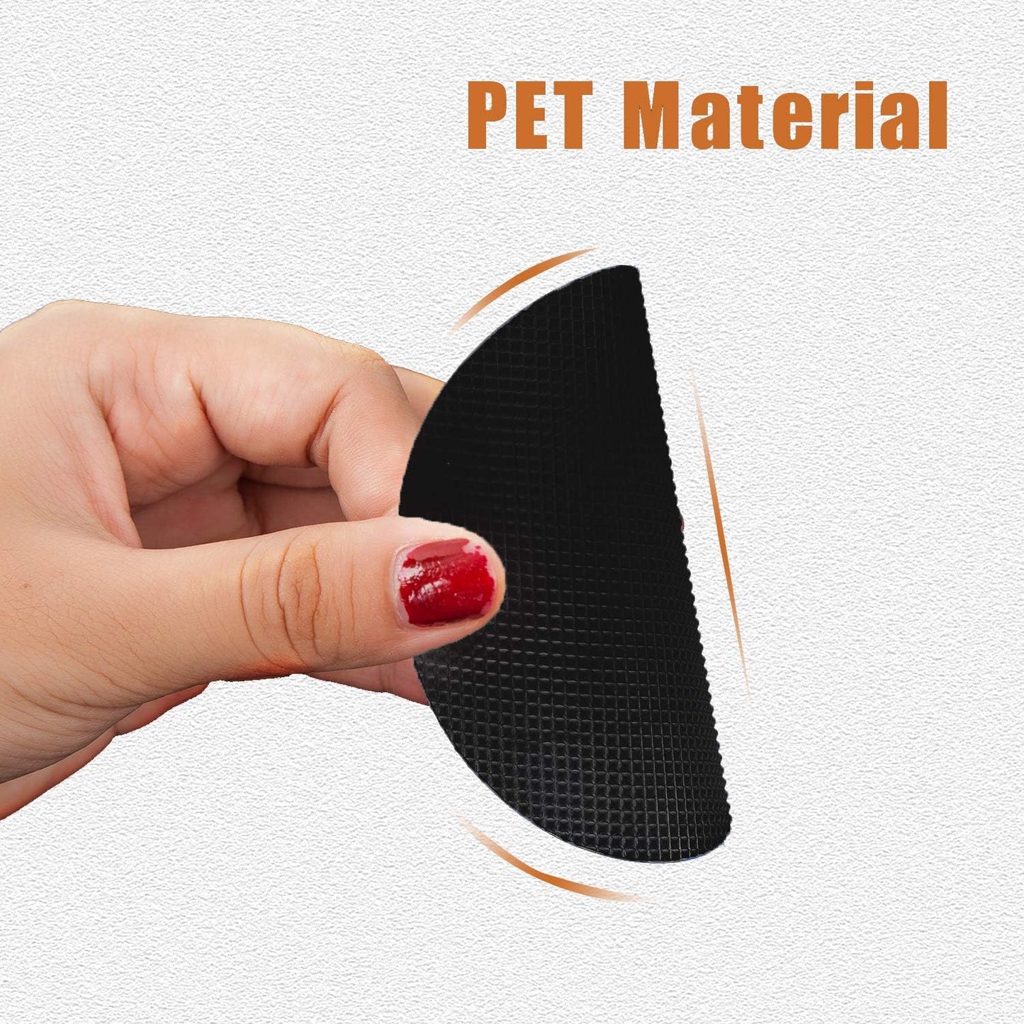 Non-Slip Bathtub Stickers, 24 PCS Safety Bathroom Tubs Showers Treads Adhesive Decals Scraper (Black)