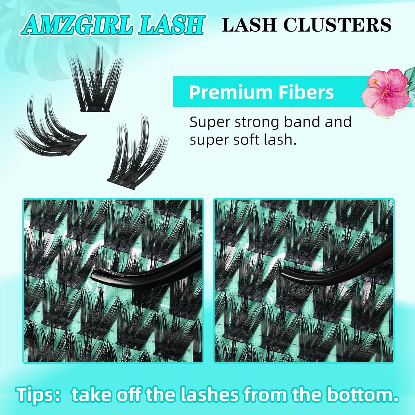 Lash Clusters Wet Look 168Pcs Eyelash Cluster Ultra-Thin Lash Band Eyelashes Extensions Spiky Anime Wide Span Lashes(Orchid,C-10mm)