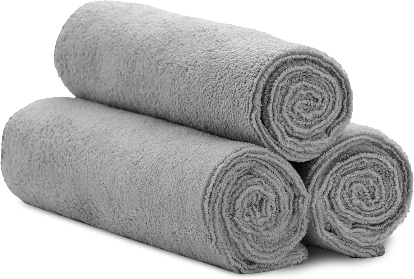 S&T INC. Microfiber Gym Towels, Yoga Towel for Home and Gym Bag, 16 Inch x 27 Inch, 3 Pack