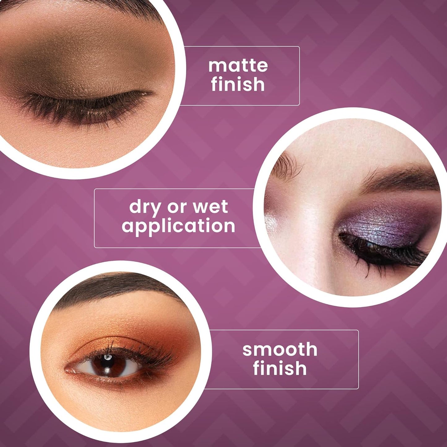 Cosmetics - Twilight, 15-Color Eyeshadow Palette, Highly Pigmented, Long-Wearing, Easy-to-Blend, Blue & Purple Matte, Metallic & Shimmer Eye Shadow, Professionally Formulated Eye Makeup