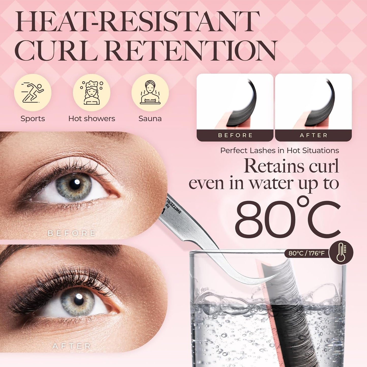 LASHVIEW Classic Lash Extensions 0.03-0.20 J/B/L/C/CC/D Curl 8-16mm Mixed & Single Length Tray, Soft Matte Dark Professional Eyelashes Extension(0.10 C 8-16mm)