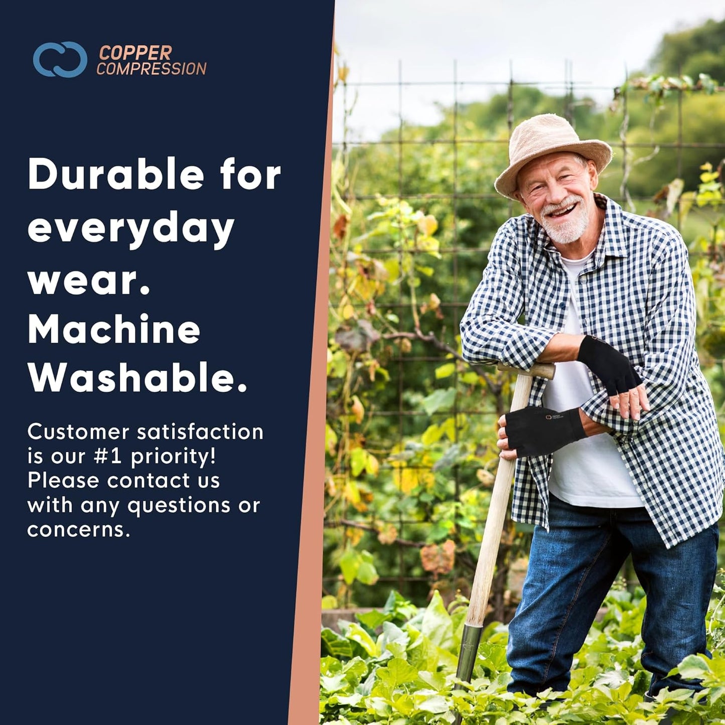 Copper Compression Arthritis Gloves | Fingerless Arthritis Carpal Tunnel Pain Relief for Men & Women | Hand Support Wrist Brace for Neuropathy, Rheumatoid, Tendonitis, Swelling, Crocheting, Typing Pink XS