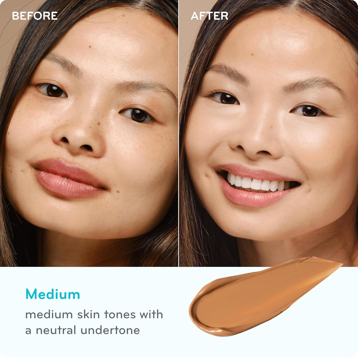 pūrlisse Ageless Glow Serum BB Cream SPF 40 - Glow BB Cream with SPF Enriched with Bakuchiol & Vitamin C to Help Improve Firmness & Reduce Wrinkles for Dewy Skin - Medium (1.4 oz)