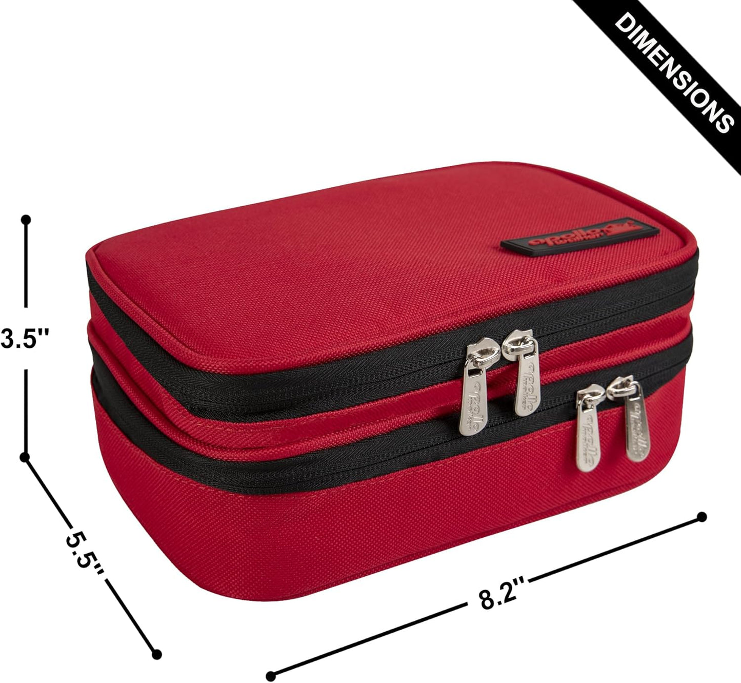 Apollo Walker Insulin Cooler Travel Case Diabetic Medication Cooler with Ice Packs and Insulation Liner TSA Approved