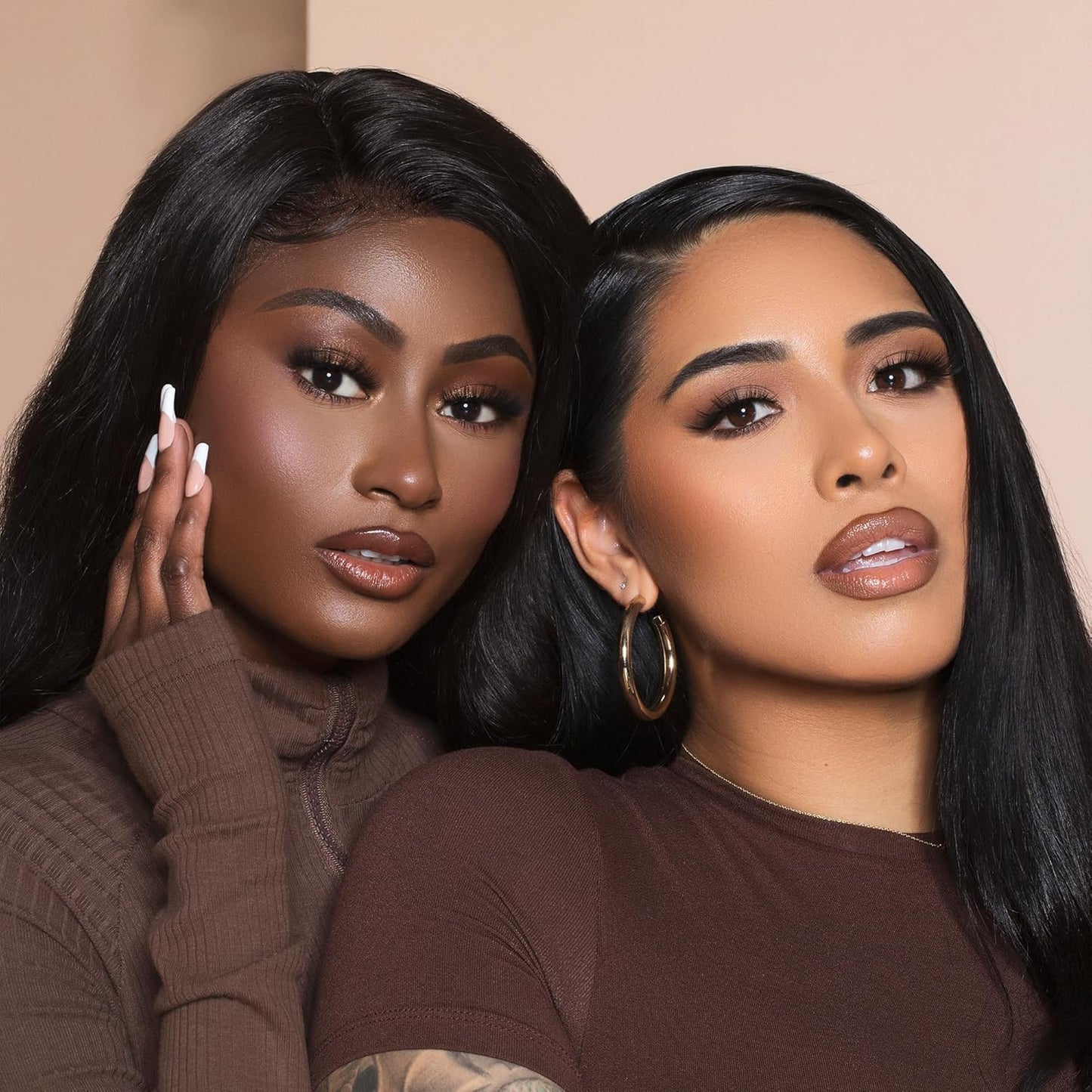 Lilly Lashes Mykonos Lite in Faux Mink, Strip Lashes, Natural Lashes, Reusable False Lashes Natural Look, Lash Strips with Luxury Silk Like Fibers, No Lash Glue Included