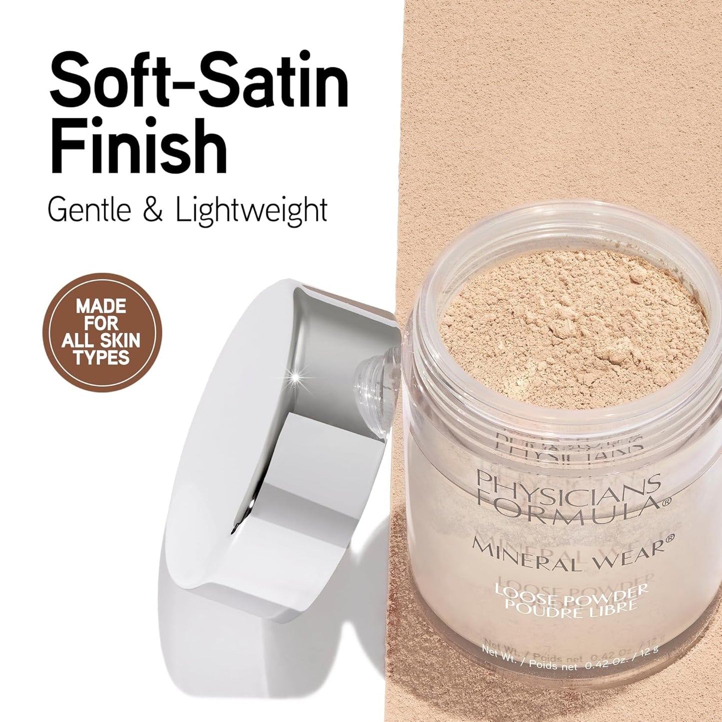 Physicians Formula Mineral Wear Talc-Free Loose Powder Translucent Light, Dermatologist Tested, Clinically Tested