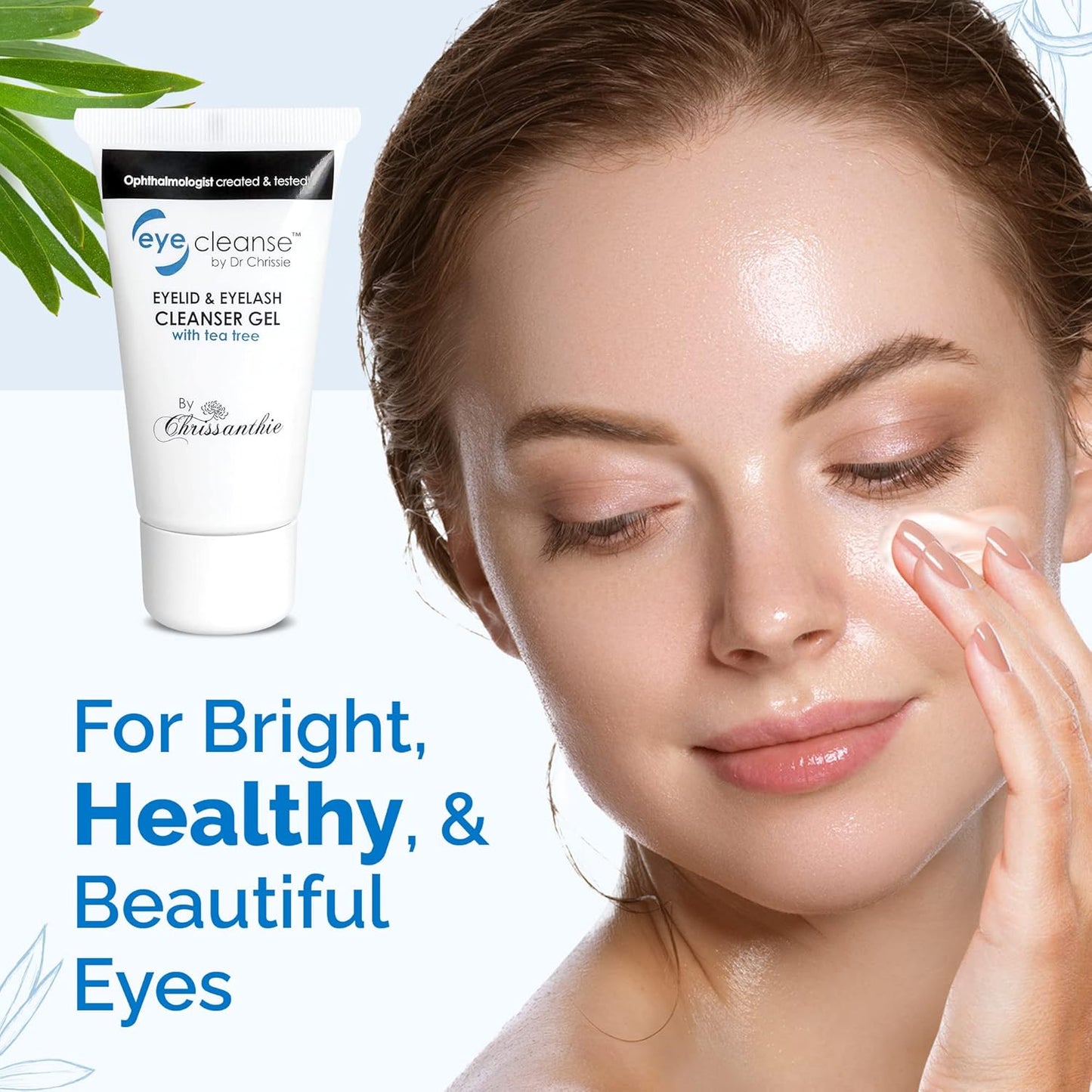 All-in-One Lash Extension and Eyelid Cleanser Gel, Makeup Remover with Tea Tree Oil, Eyelash Care Must-Have, 30 ml - EyeCleanse