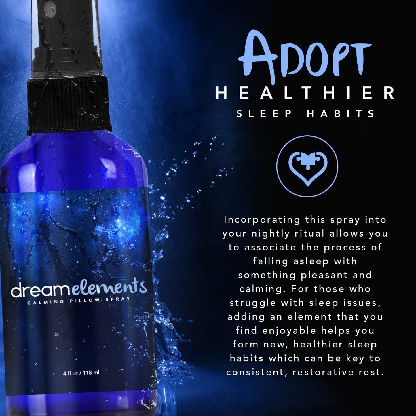 Silk Eye Mask Bundle with Pillow Spray - 100% Pure Mulberry Silk Sleeping Mask and Calming Pillow Mist (2 Items) Plus Foam Ear Plugs and Anti Snoring Nose Clip