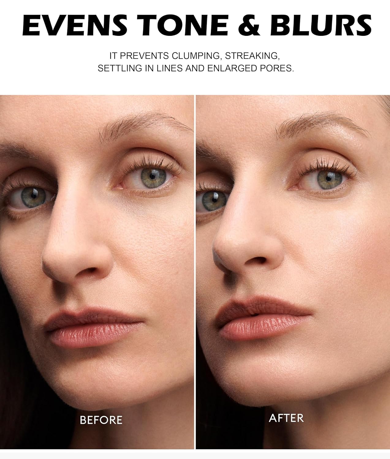 Soft Focus Deep Liquid Concealer Foundation, Lightweight Hydrating High Coverage, 24h Longwearing, No Touch-ups, Even Tone & Blurs, Waterproof Matte Finish Liquid Concealer for Women, 09