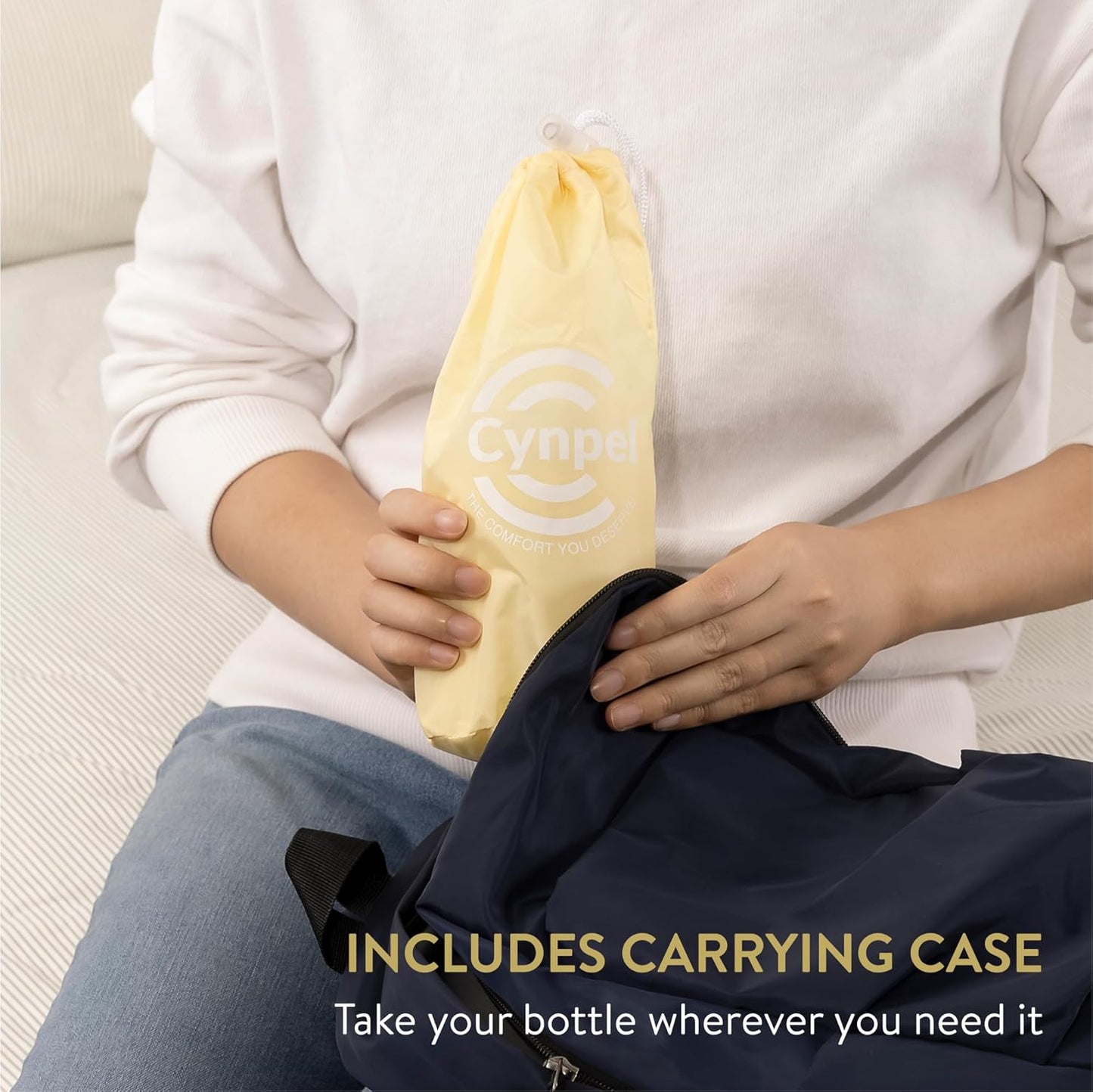 Peri Bottle - Portable Travel Bidet for Men or Women - Labour and Maternity Hospital Bag Essentials - After Birth Recovery Tools for Postpartum Mum - Perineal Spray Bottle