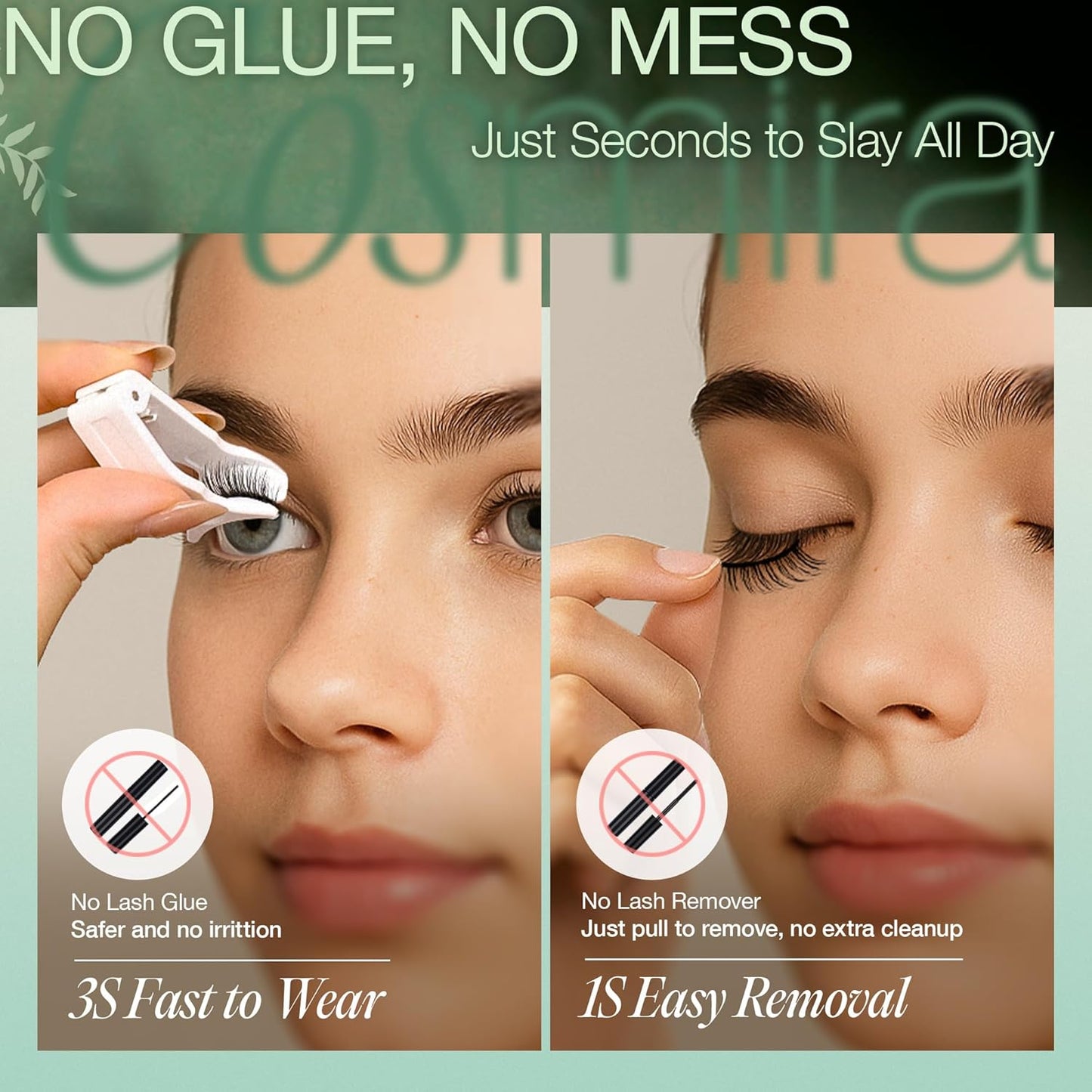 LASHVIEW Upgrade Soft Magnetic Eyelashes with Applicator, Reusable Soft Magnetic Lashes Natural Look, No Glue Needed,Comfort& Convenient Portable All-in-One Box (L24)