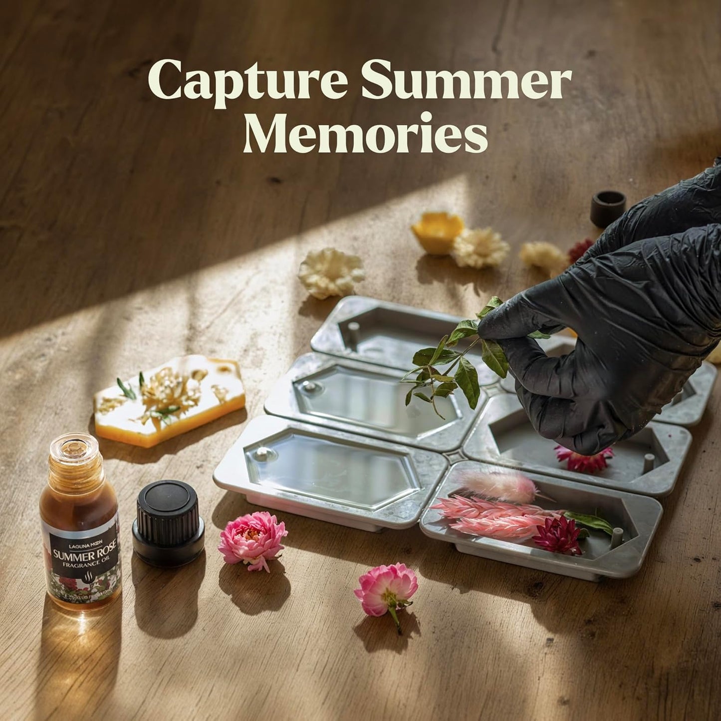 Lagunamoon Summer Essential Oils Set - Holiday Breeze Gift Set for Diffusers, Home Care, Candle Making, Fragrance, Aromatherapy, Humidifiers, Gifts - Coconut, Pineapple, and Grapefruit (10ml)