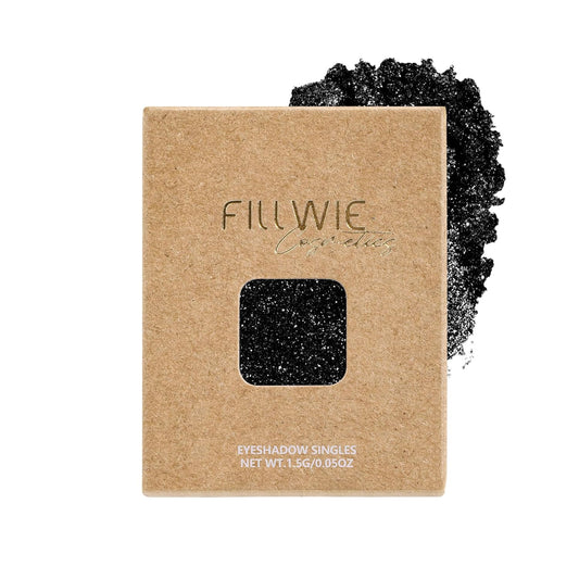 Chunky Glitter – Black Smokey Pressed Glitter for Eyes, Lips, Face & Body – Long-Lasting Sparkle for Festival, Party, Cosplay, Makeup Looks – Layer as Eyeshadow Topper（Starry Nights）