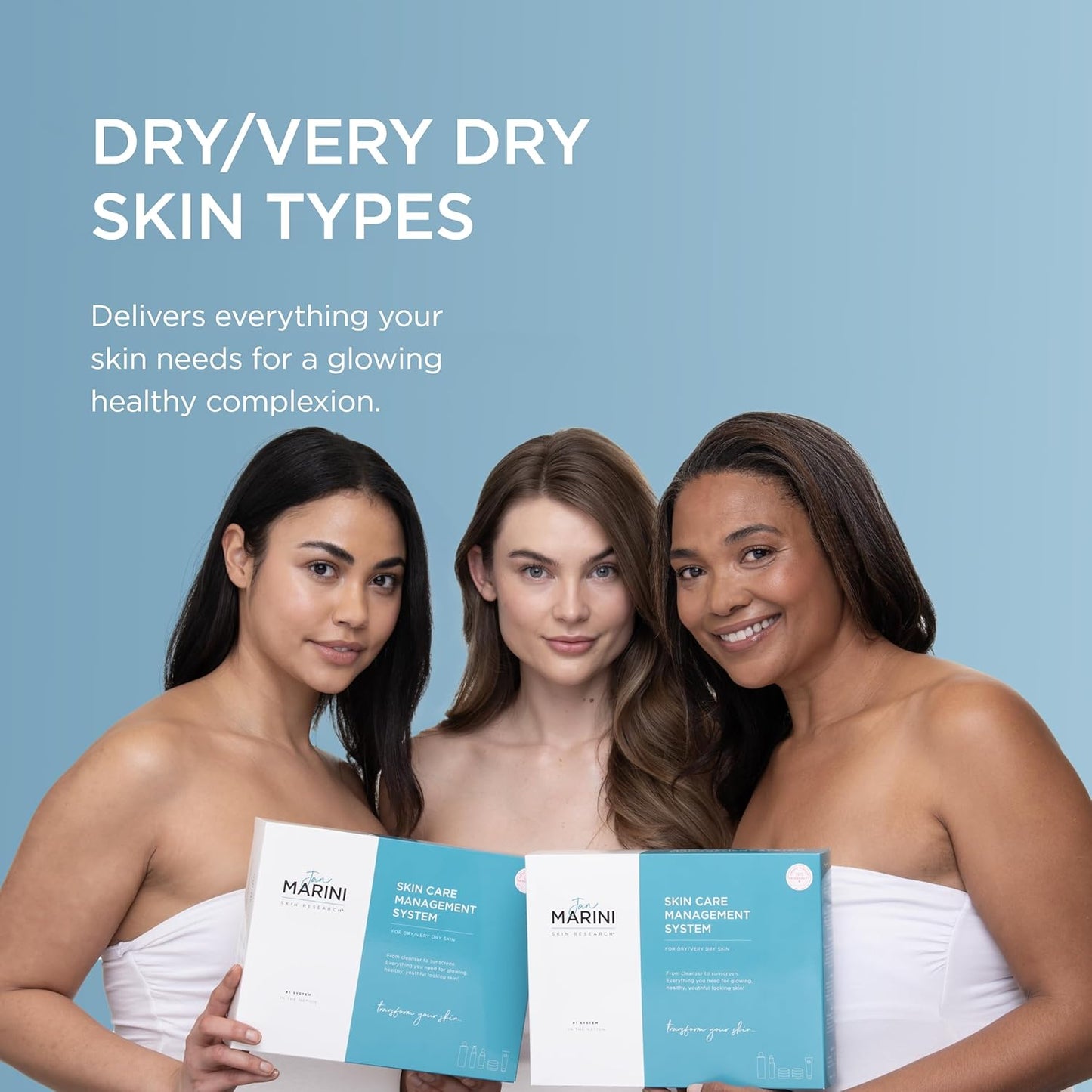 Jan Marini Skin Research Skin Care Management System - With Marini Physical Protectant Tinted SPF 45 - Dry/Very Dry Skin