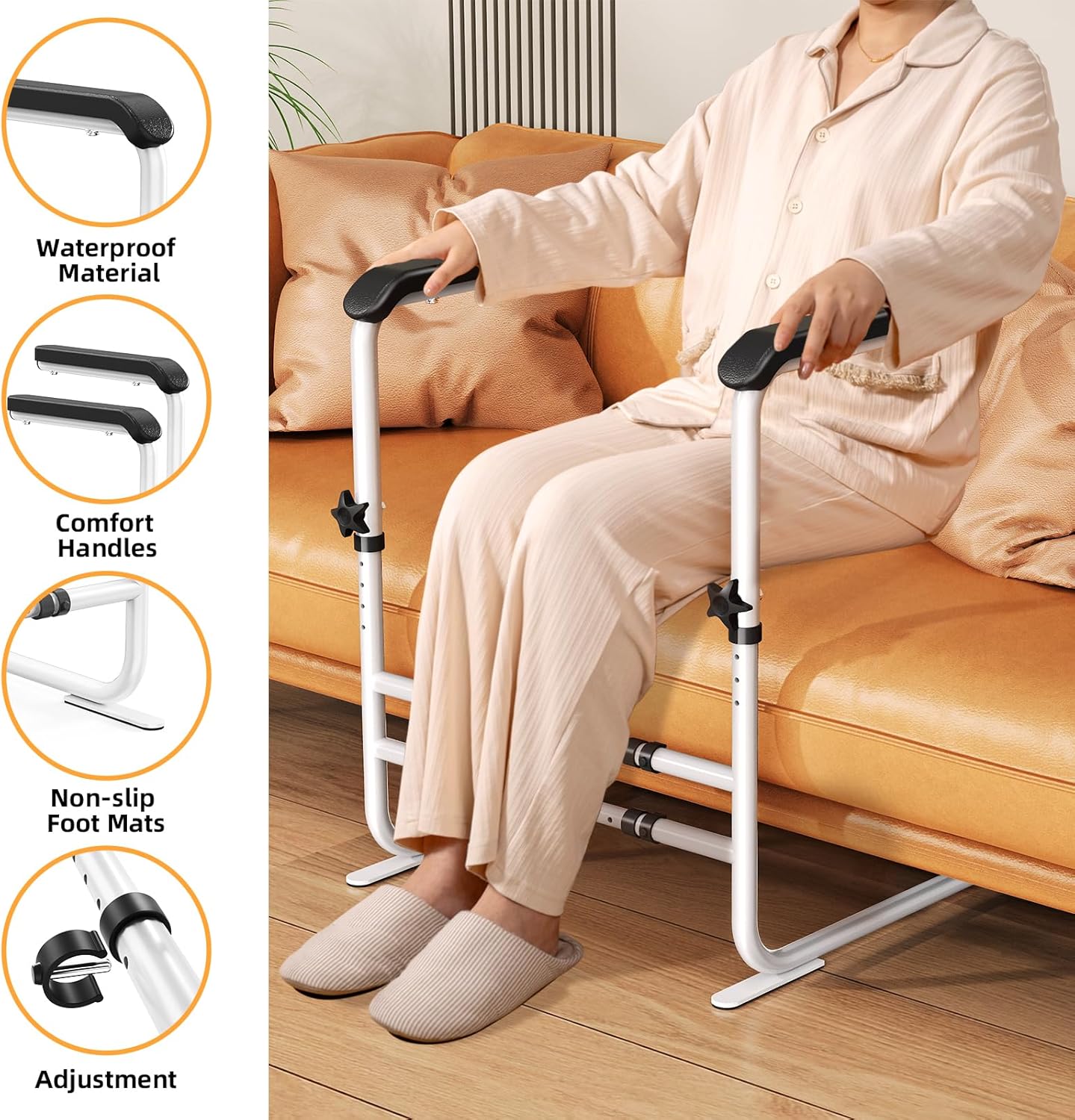 Couch Stand Assist for Elderly, Height and Width Adjustable Chair Sofa Lift Assist Devices for Senior, Disabled,Pregnancy, Chair Mobility Daily Aid, 450 lbs Capacity